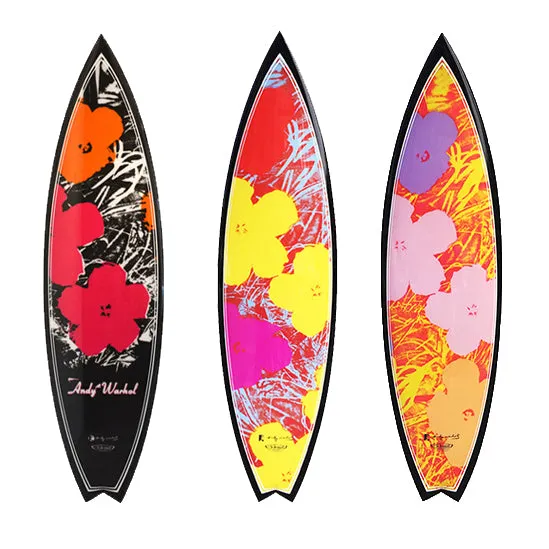 Flowers Surfboard by Andy Warhol