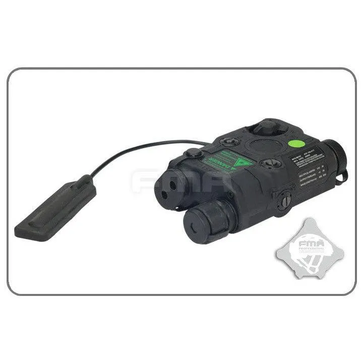 FMA AN-PEQ-15 Upgrade Version - LED White light  plus  Green laser with IR Lenses BK