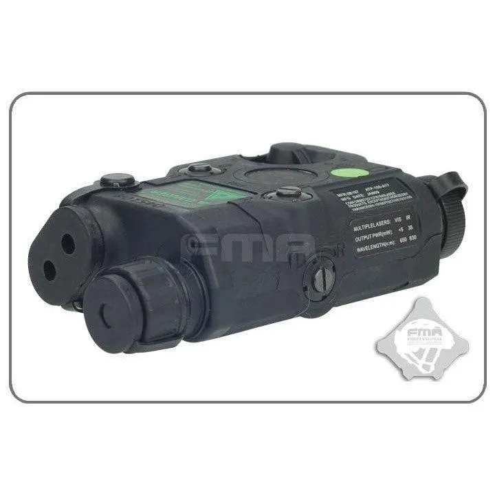 FMA AN-PEQ-15 Upgrade Version - LED White light  plus  Green laser with IR Lenses BK