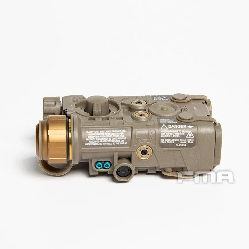 FMA LAB PEQ-NGAL Upgrade version (LED flashlight with IR cap, red/IR laser) - Tan (FDE)
