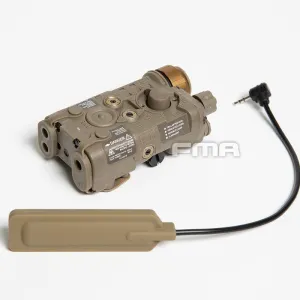 FMA LAB PEQ-NGAL Upgrade version (LED flashlight with IR cap, red/IR laser) - Tan (FDE)