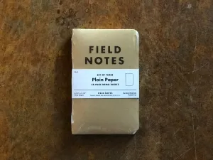 FN-03 Field Notes Original Kraft Plain 3-Pack