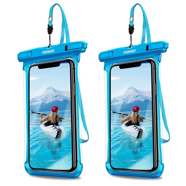 FONKEN Waterproof Phone Case For Iphone Samsung Xiaomi Swimming Dry Bag Underwater Case Water Proof Bag Mobile Phone Pouch Cover
