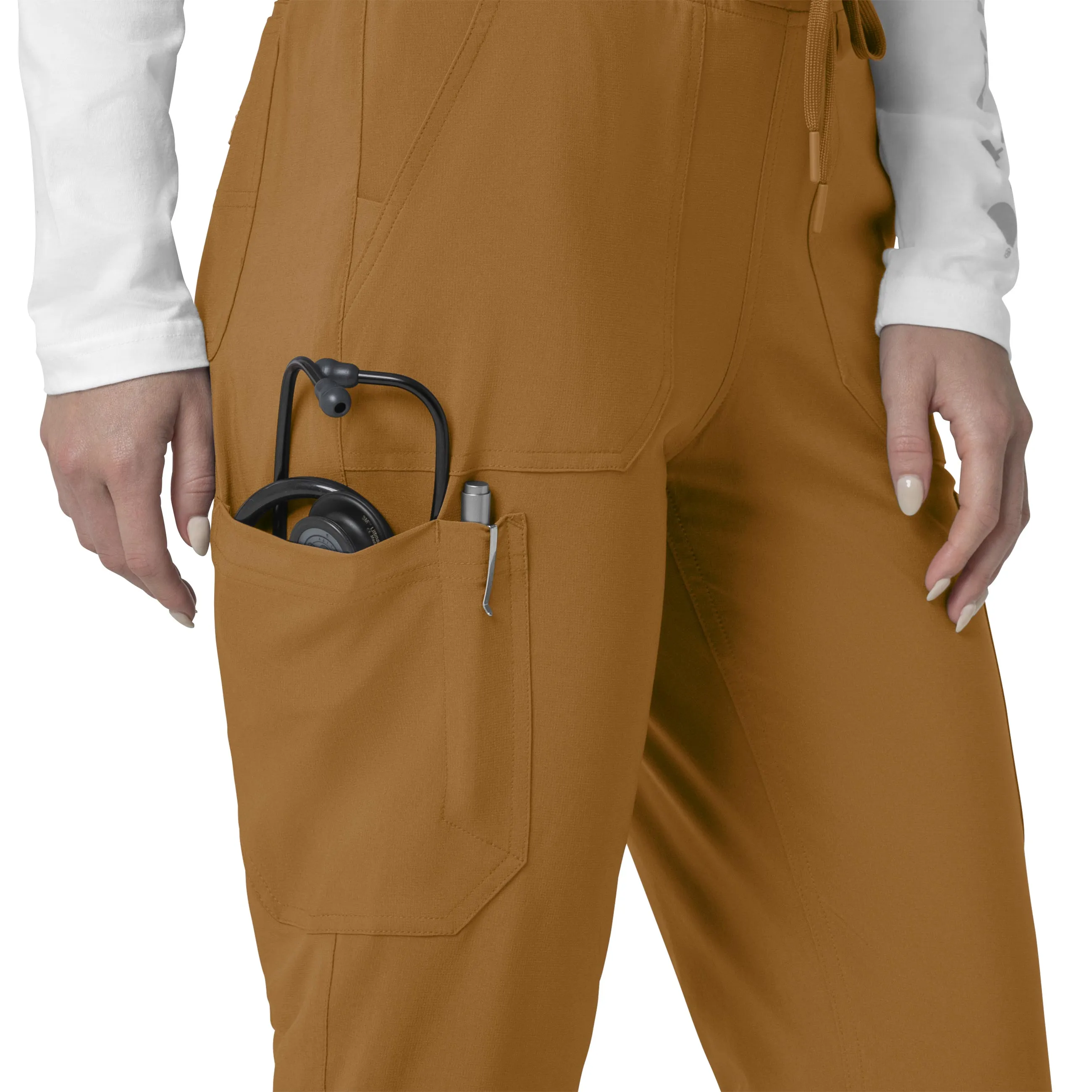 Force Cross-Flex C53110 Cargo Jogger Scrub Pants Fox Brown