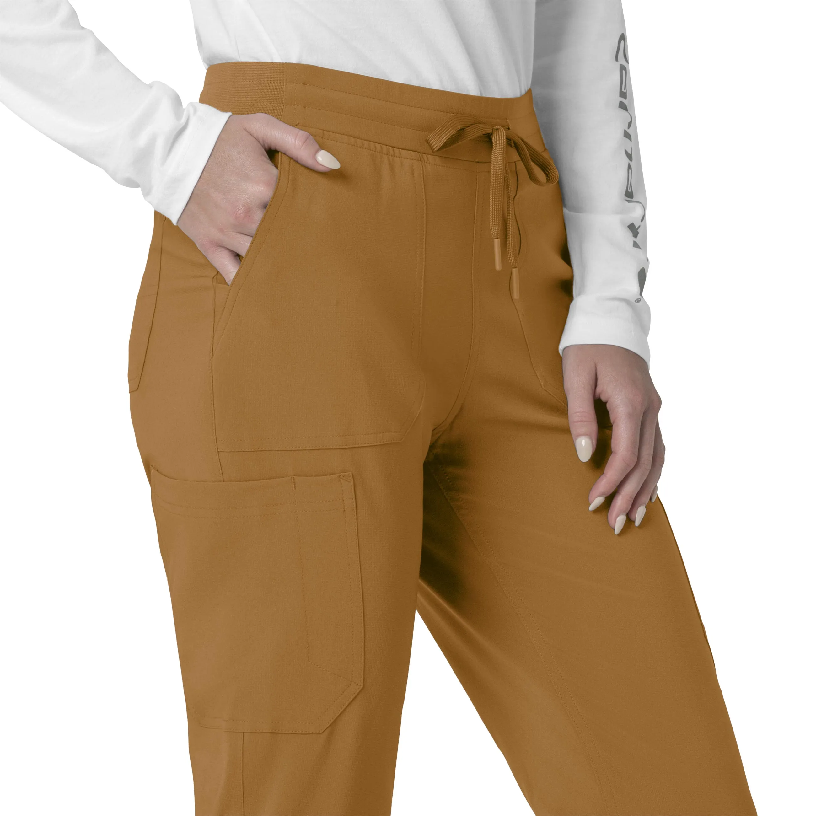 Force Cross-Flex C53110 Cargo Jogger Scrub Pants Fox Brown