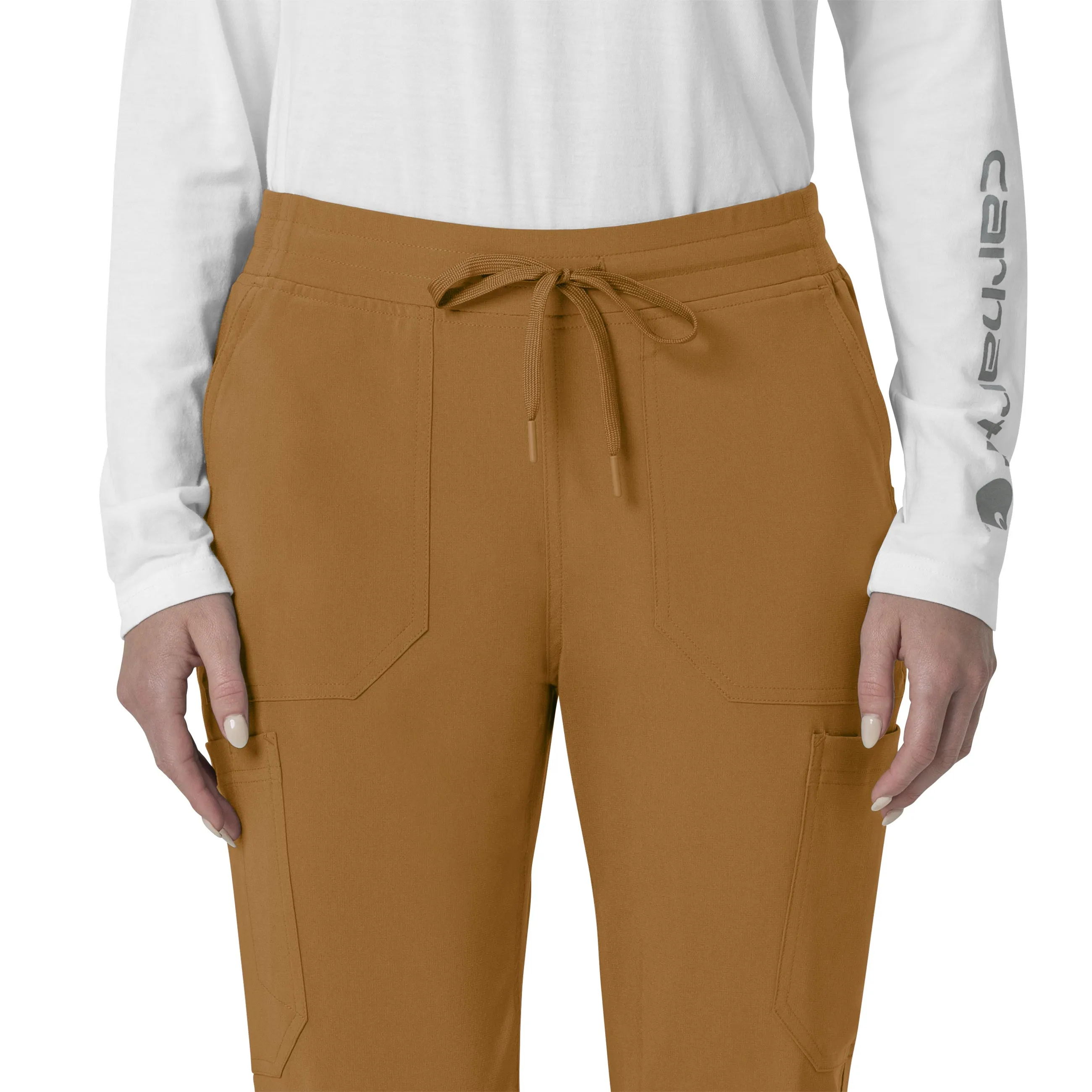 Force Cross-Flex C53110 Cargo Jogger Scrub Pants Fox Brown
