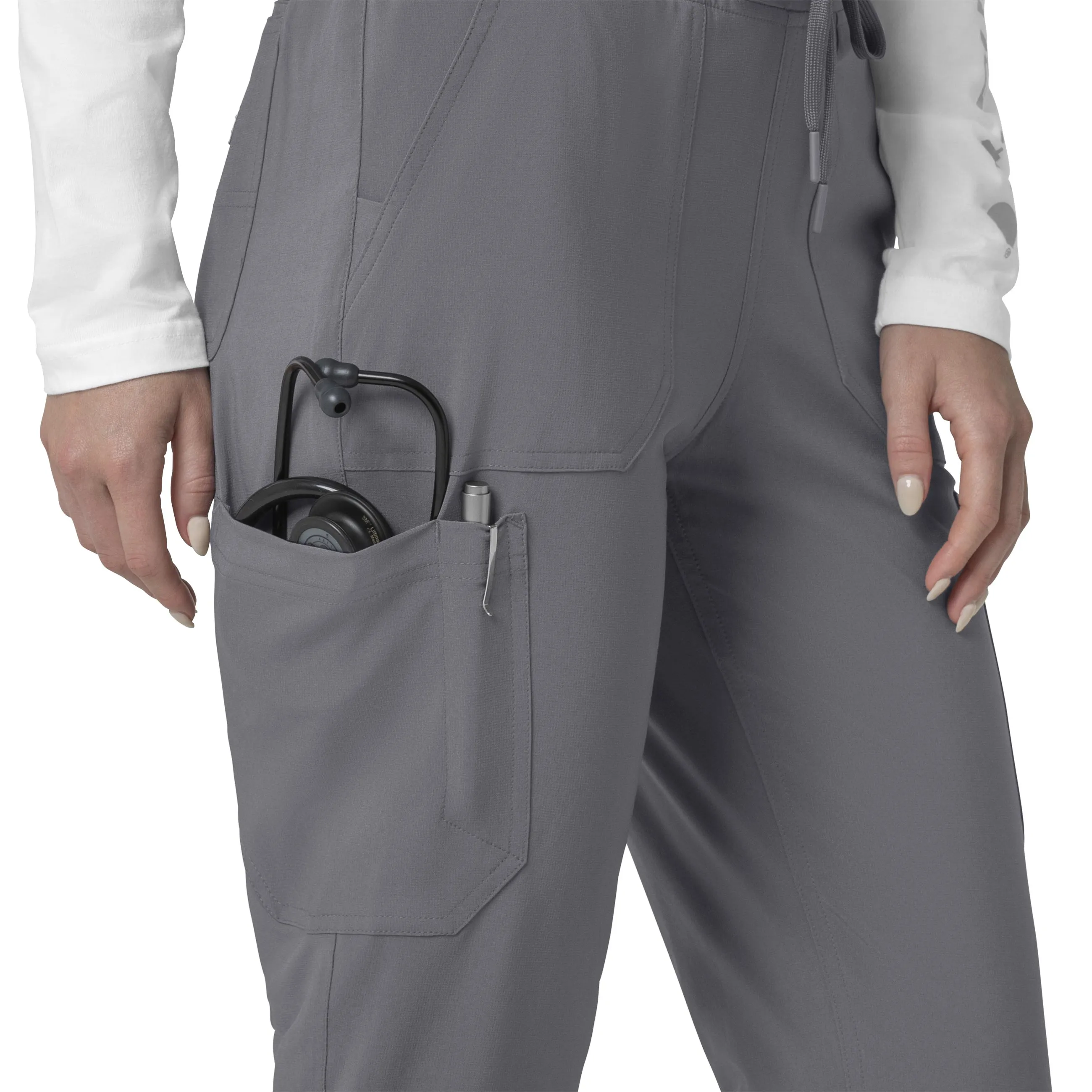 Force Cross-Flex C53110 Cargo Jogger Scrub Pants Pewter