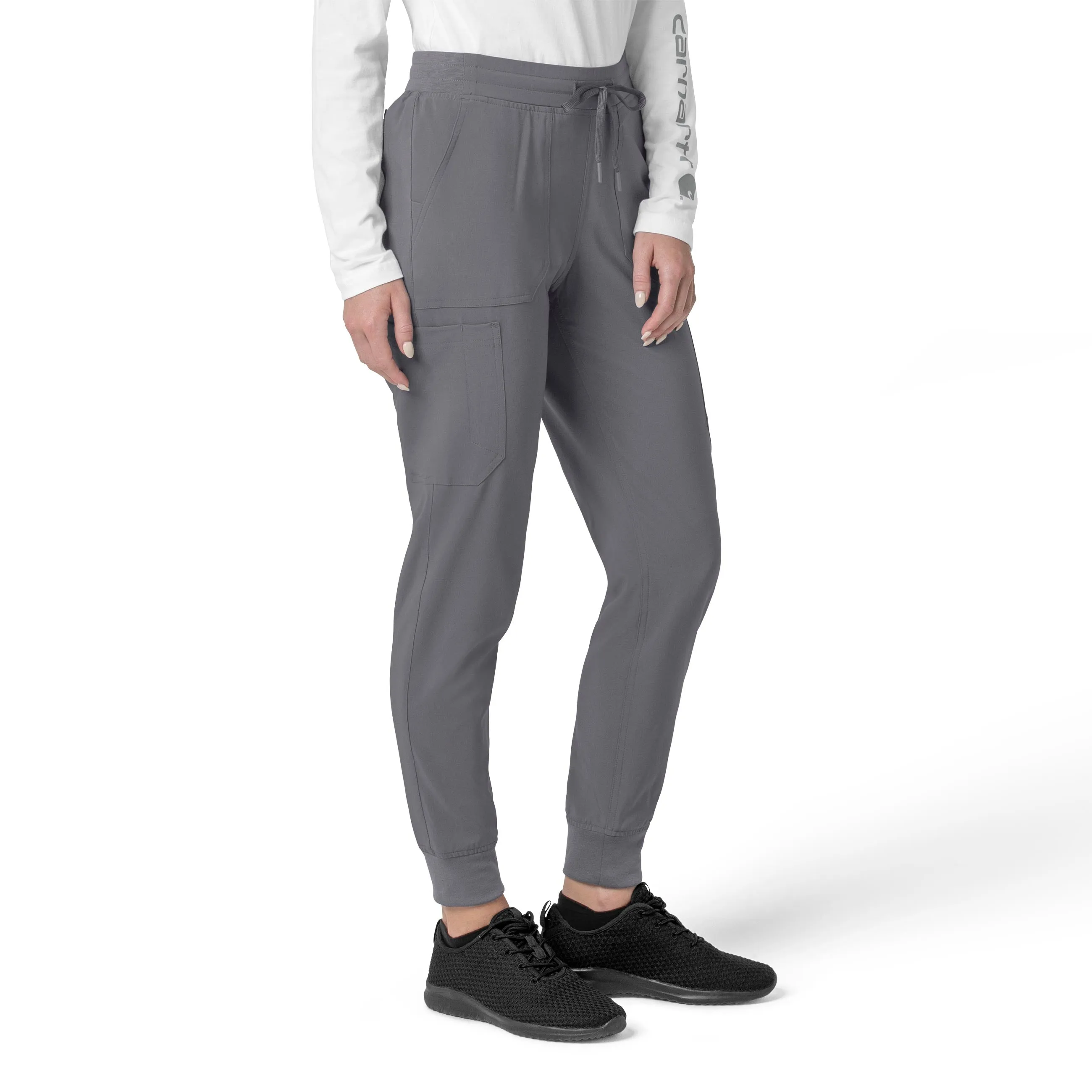 Force Cross-Flex C53110 Cargo Jogger Scrub Pants Pewter