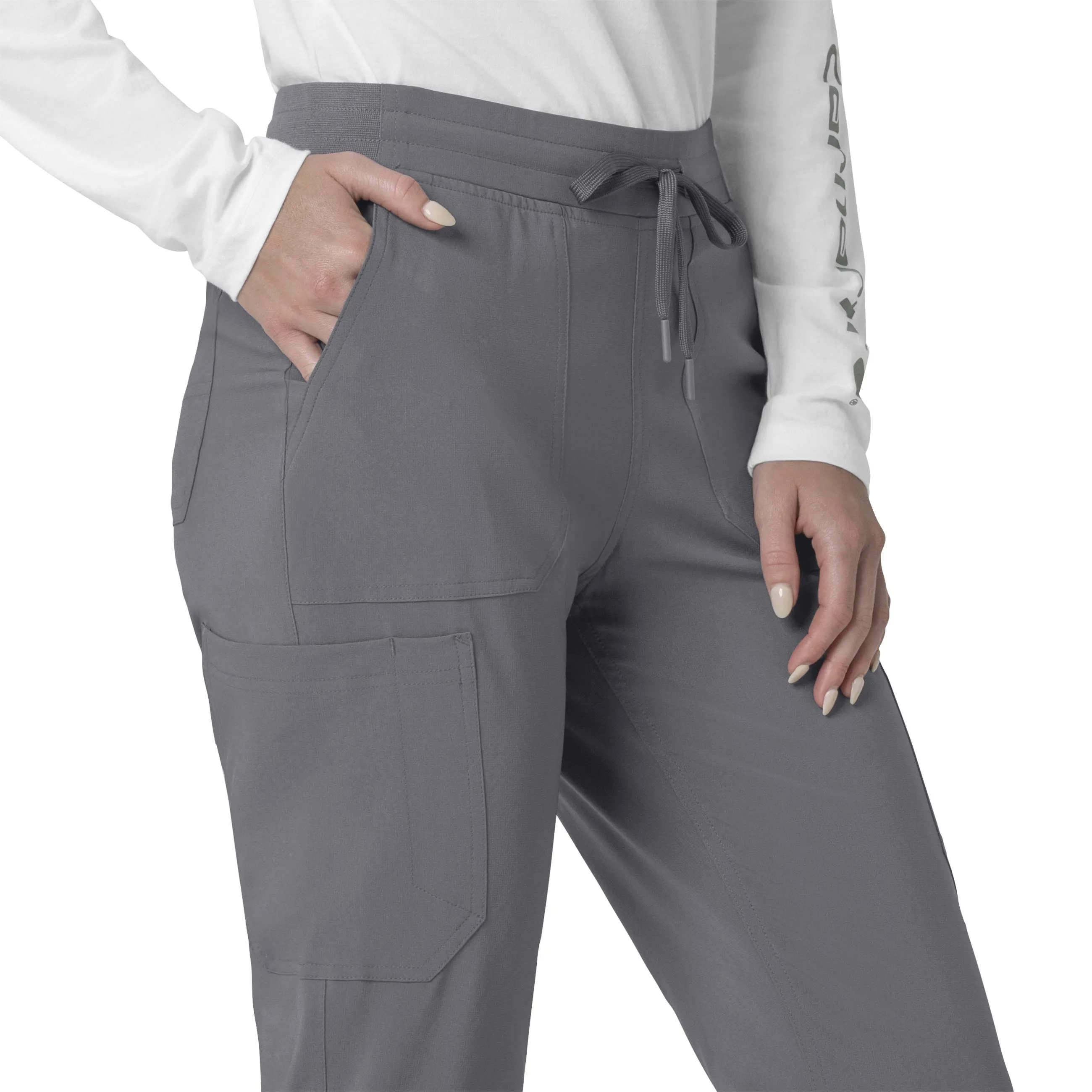 Force Cross-Flex C53110 Cargo Jogger Scrub Pants Pewter