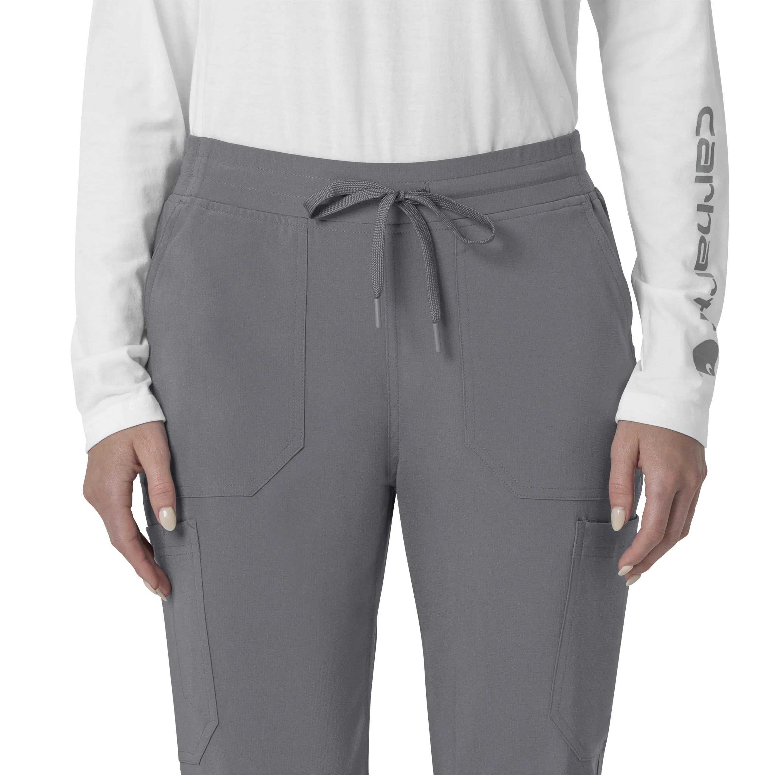 Force Cross-Flex C53110 Cargo Jogger Scrub Pants Pewter