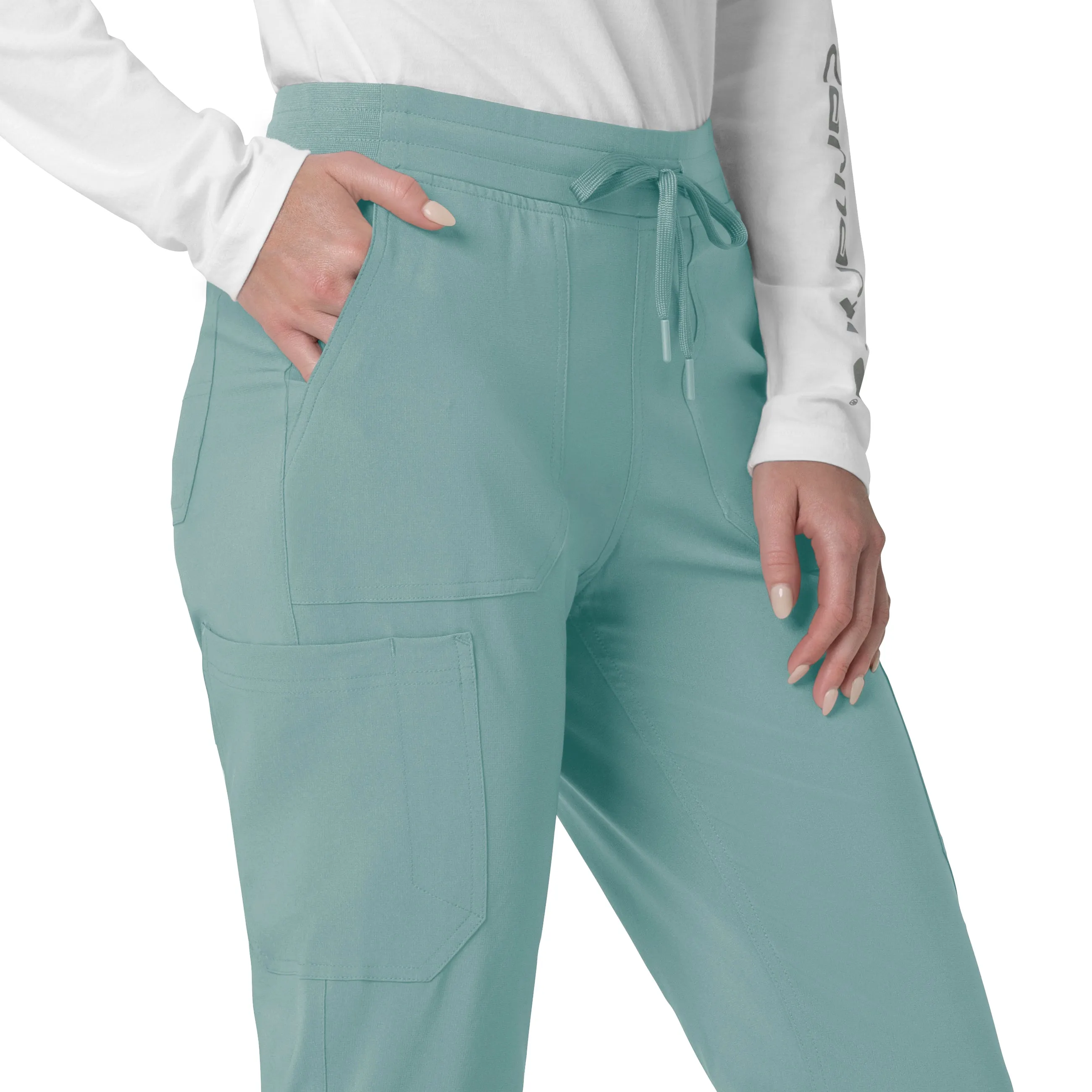 Force Cross-Flex C53110 Cargo Jogger Scrub Pants Summer Blue