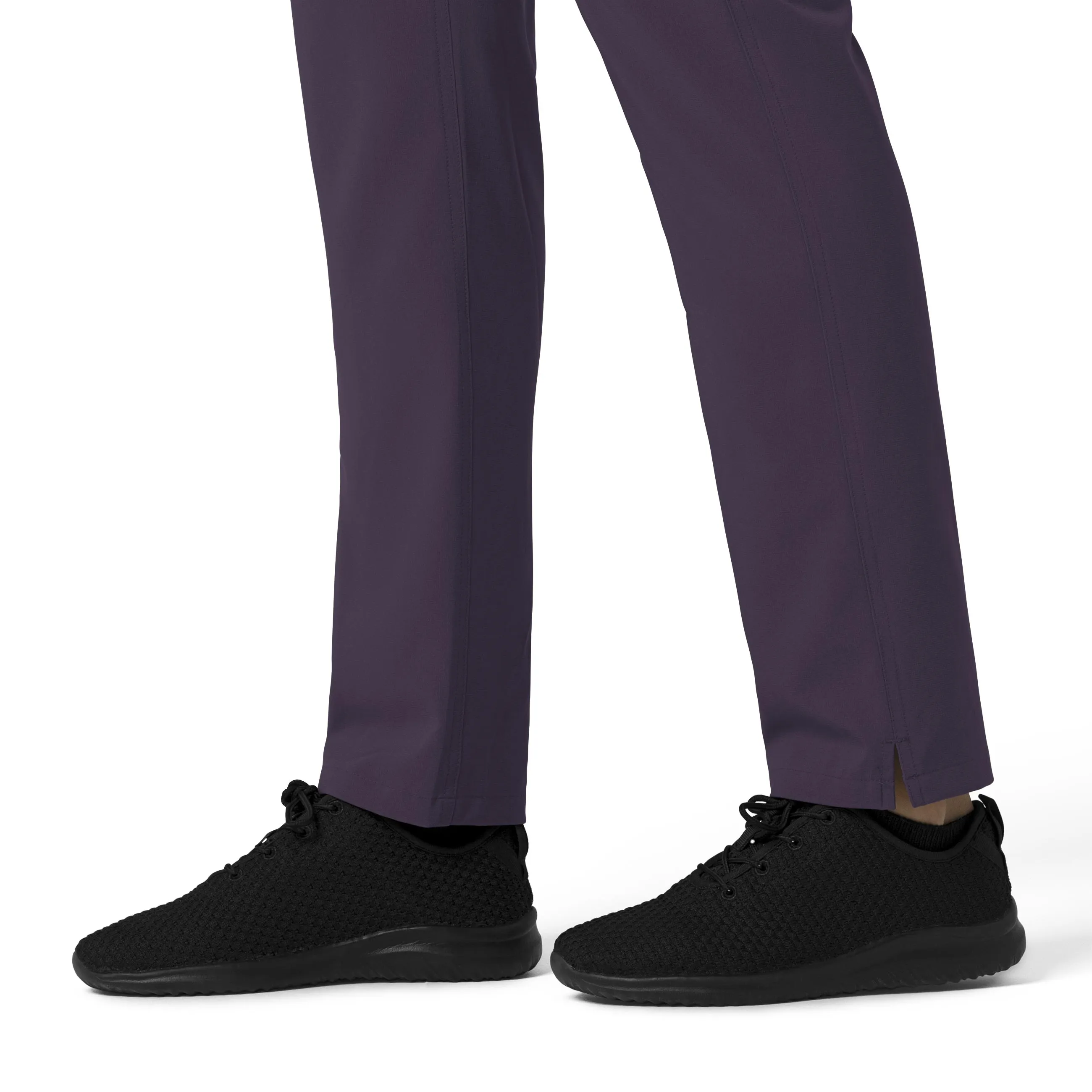 Force Cross-Flex C53210 Straight Leg Cargo Scrub Pants Black Plum