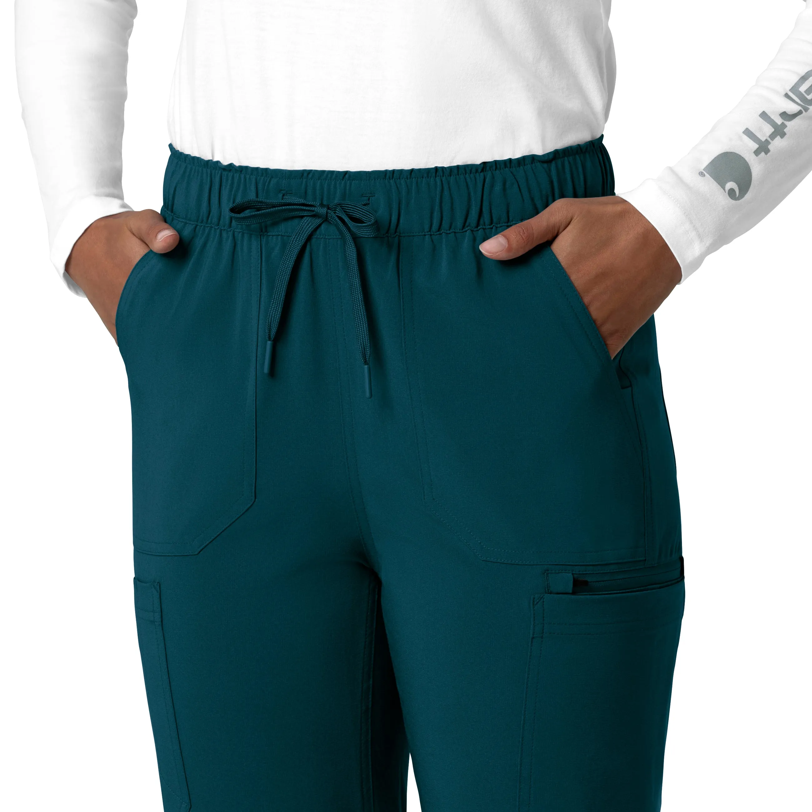 Force Cross-Flex C53210 Straight Leg Cargo Scrub Pants Caribbean