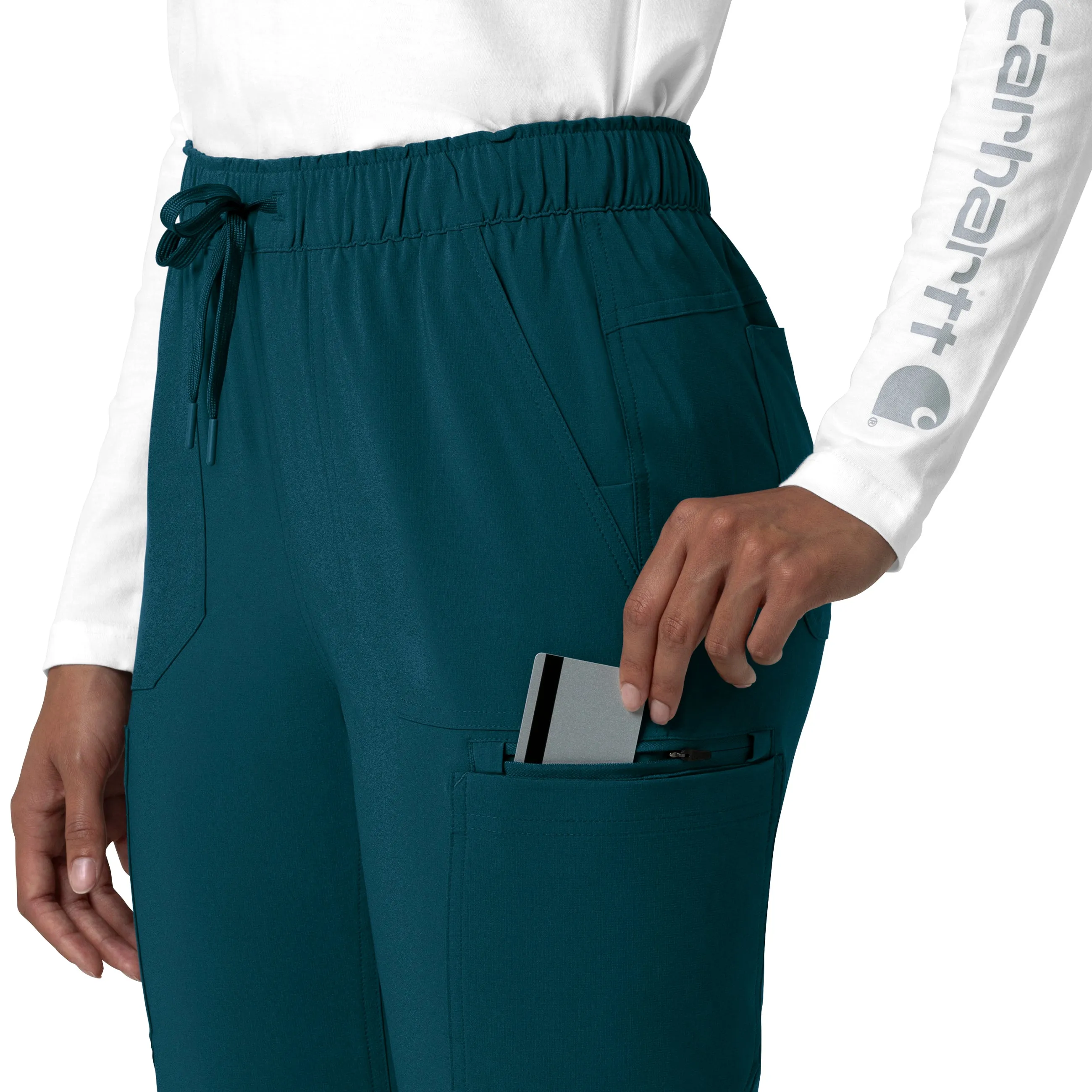 Force Cross-Flex C53210 Straight Leg Cargo Scrub Pants Caribbean