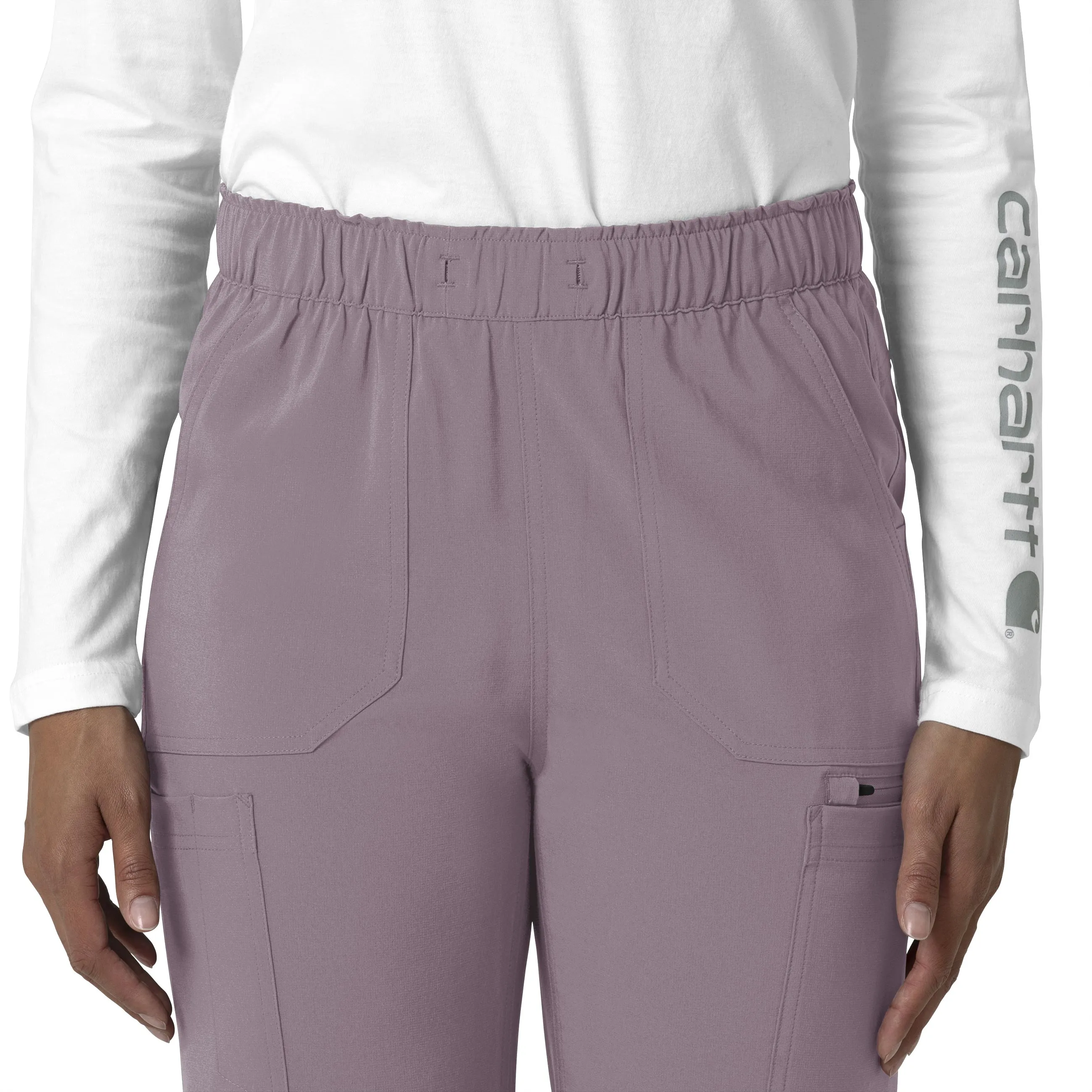 Force Cross-Flex C53210 Straight Leg Cargo Scrub Pants Lavender Mist