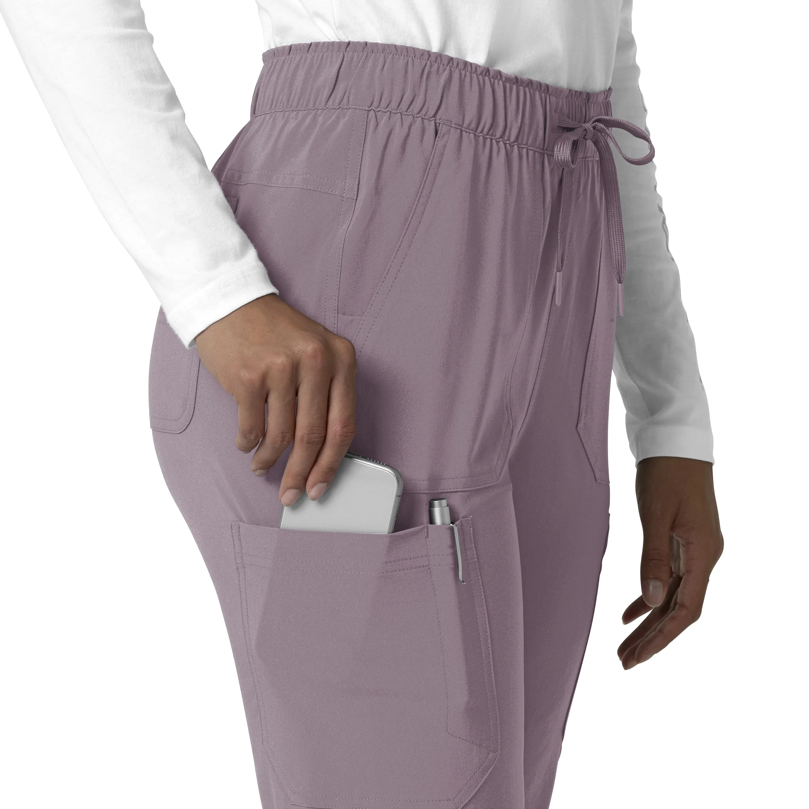 Force Cross-Flex C53210 Straight Leg Cargo Scrub Pants Lavender Mist