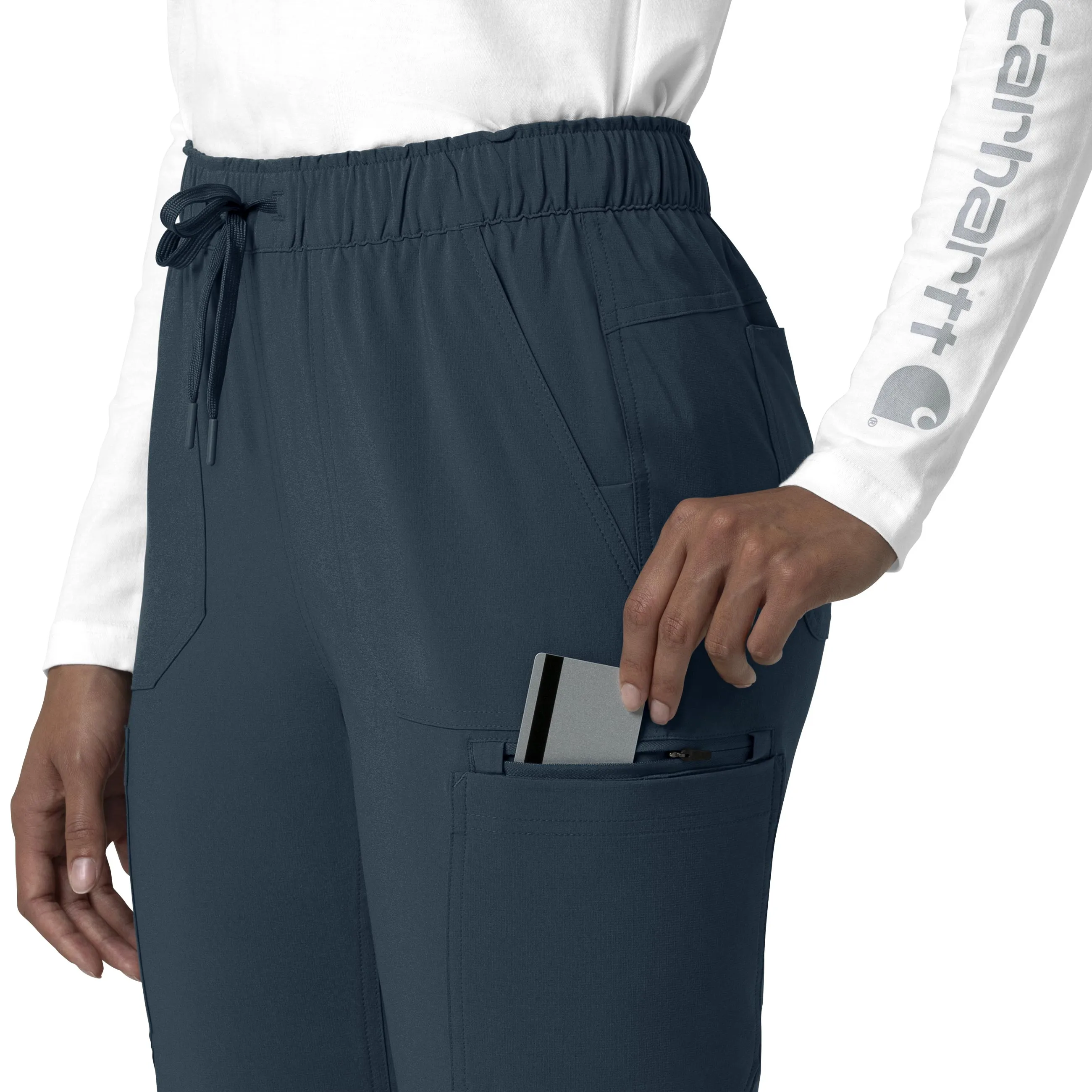 Force Cross-Flex C53210 Straight Leg Cargo Scrub Pants Navy