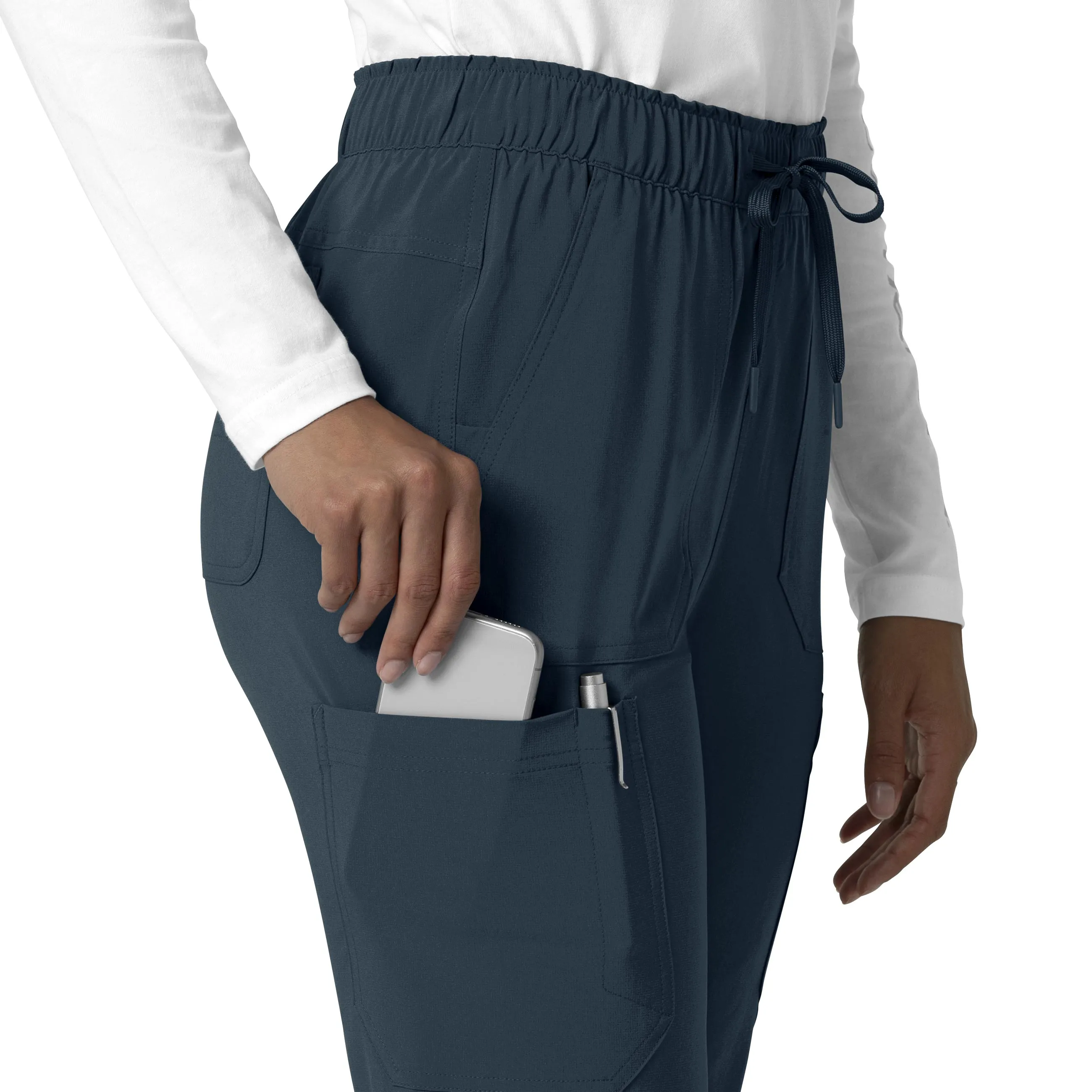 Force Cross-Flex C53210 Straight Leg Cargo Scrub Pants Navy