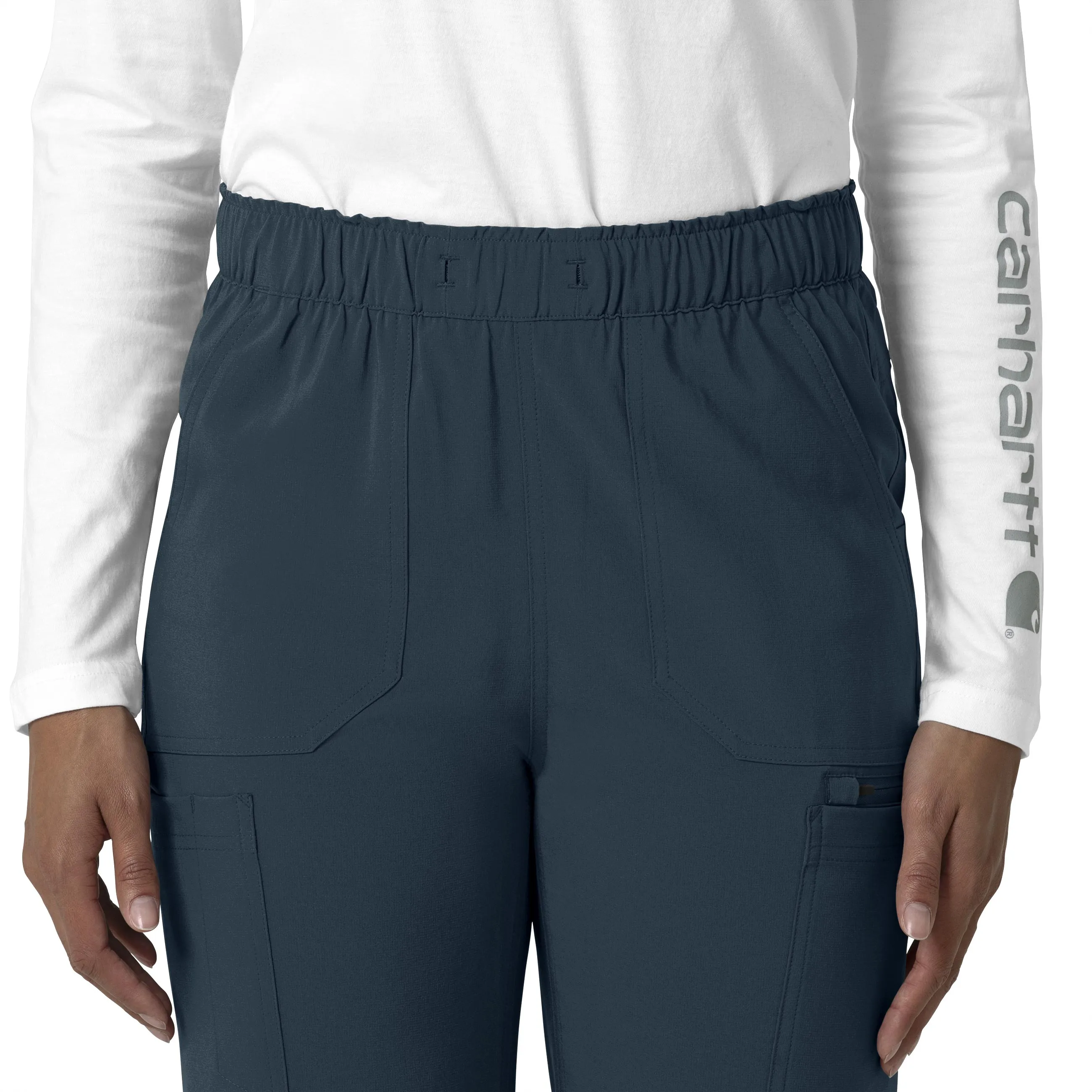 Force Cross-Flex C53210 Straight Leg Cargo Scrub Pants Navy