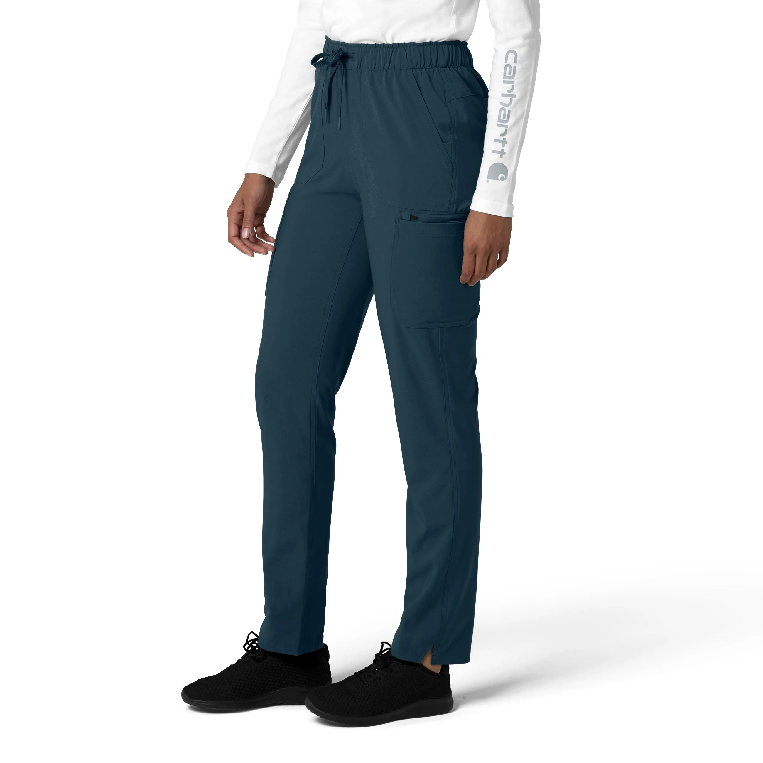 Force Cross-Flex C53210 Straight Leg Cargo Scrub Pants Navy