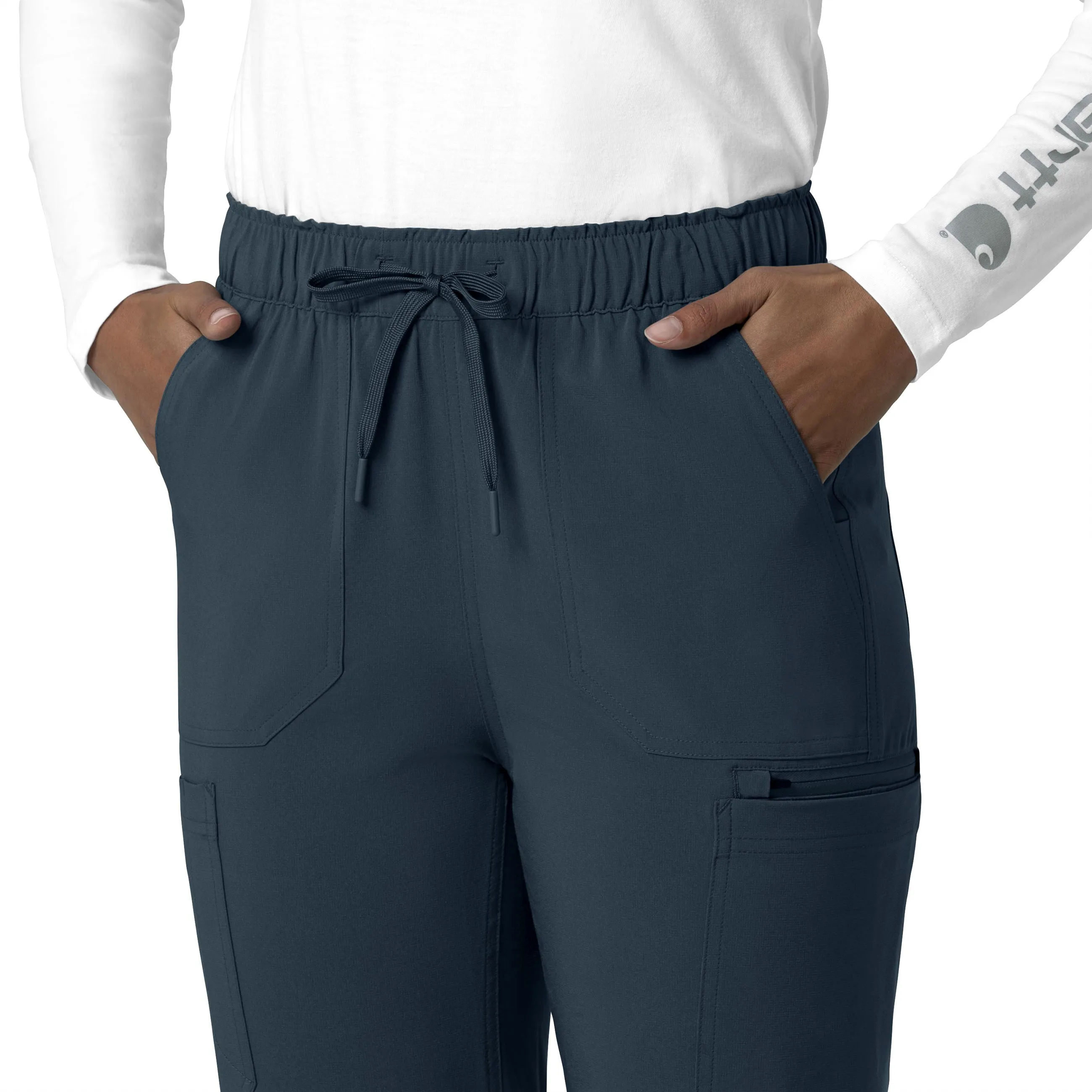 Force Cross-Flex C53210 Straight Leg Cargo Scrub Pants Navy