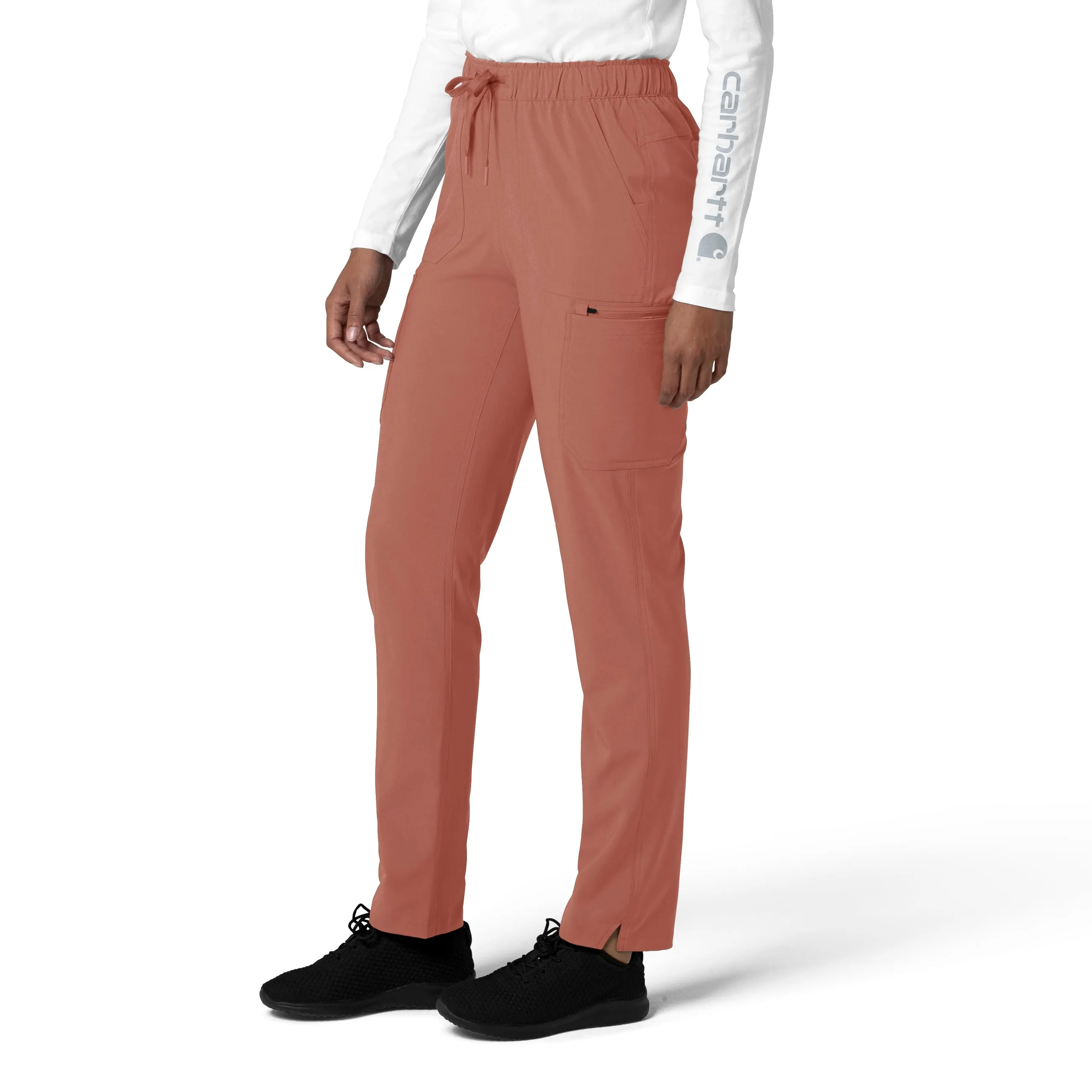 Force Cross-Flex C53210 Straight Leg Cargo Scrub Pants Wildrose