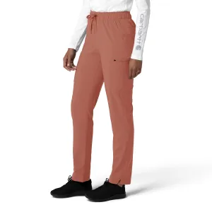Force Cross-Flex C53210 Straight Leg Cargo Scrub Pants Wildrose