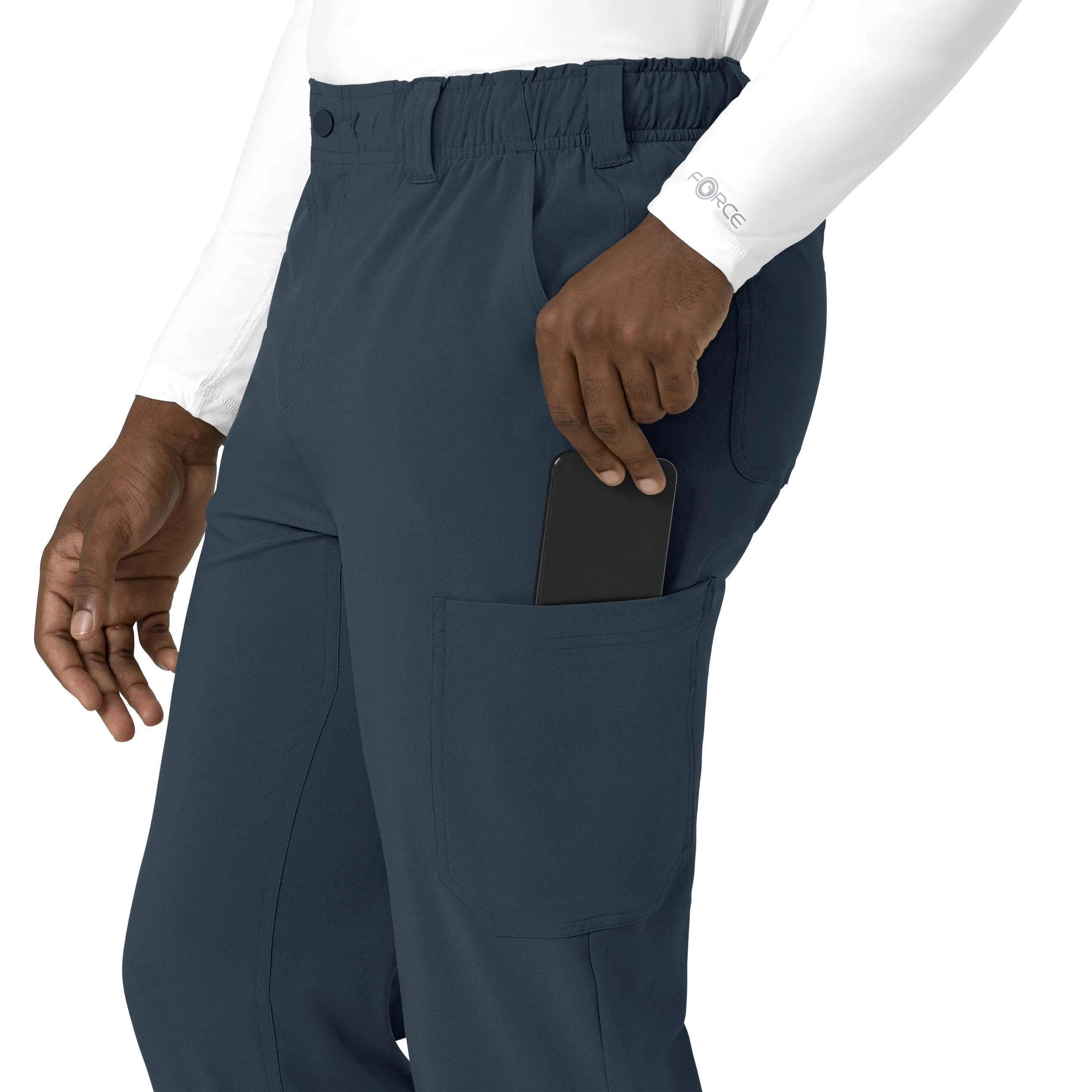 Force Cross-Flex C56410 Men's Straight Leg Scrub Pants Navy