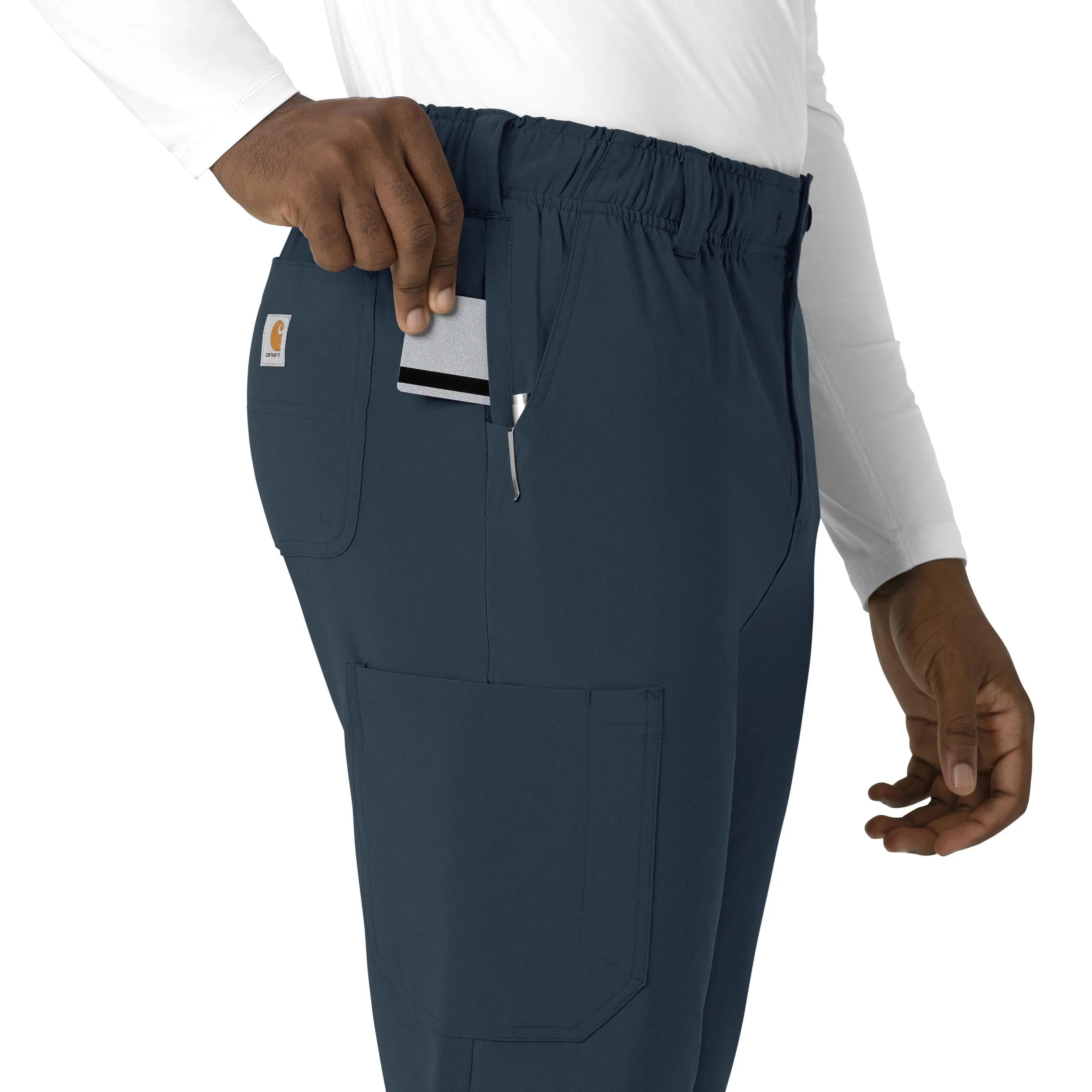 Force Cross-Flex C56410 Men's Straight Leg Scrub Pants Navy