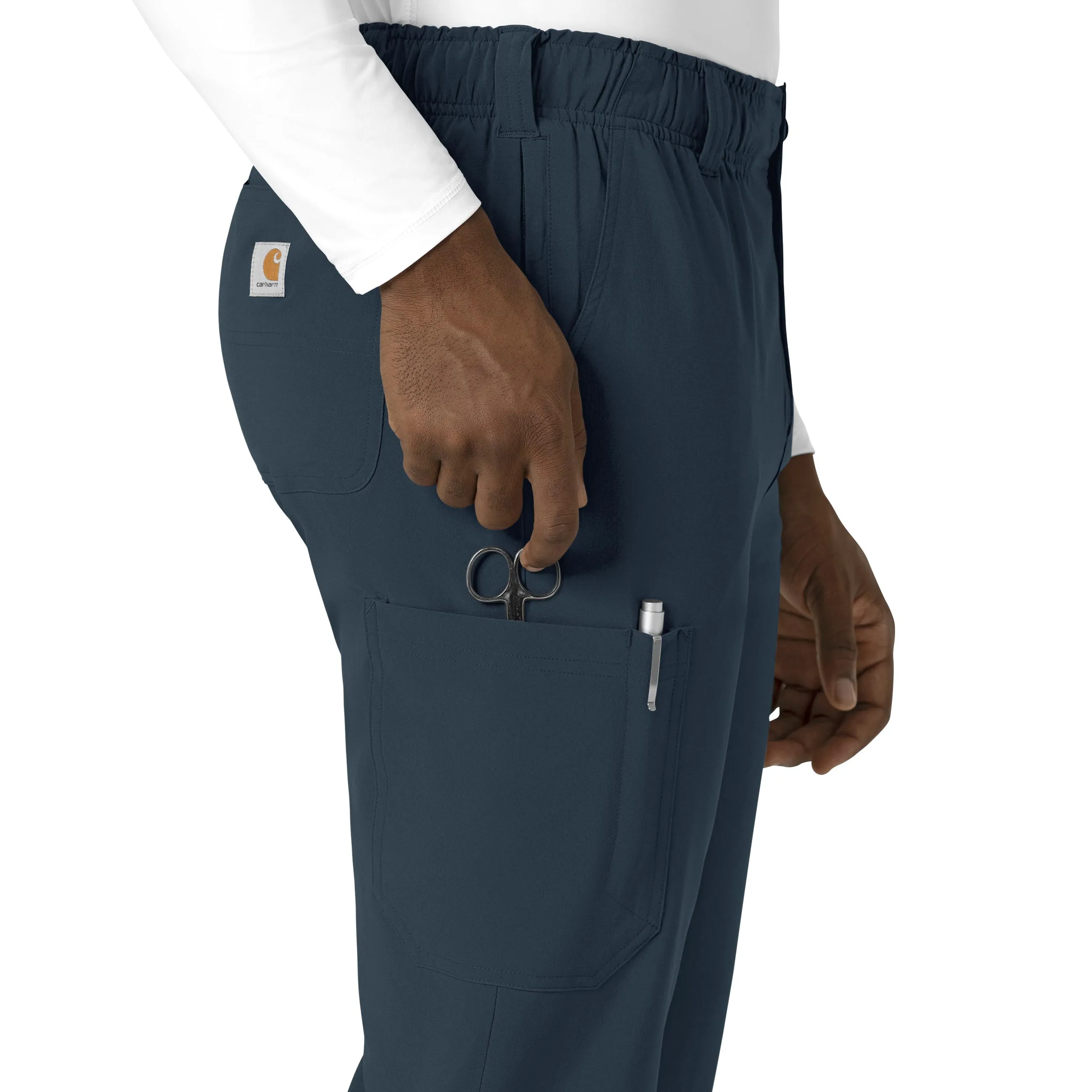 Force Cross-Flex C56410 Men's Straight Leg Scrub Pants Navy