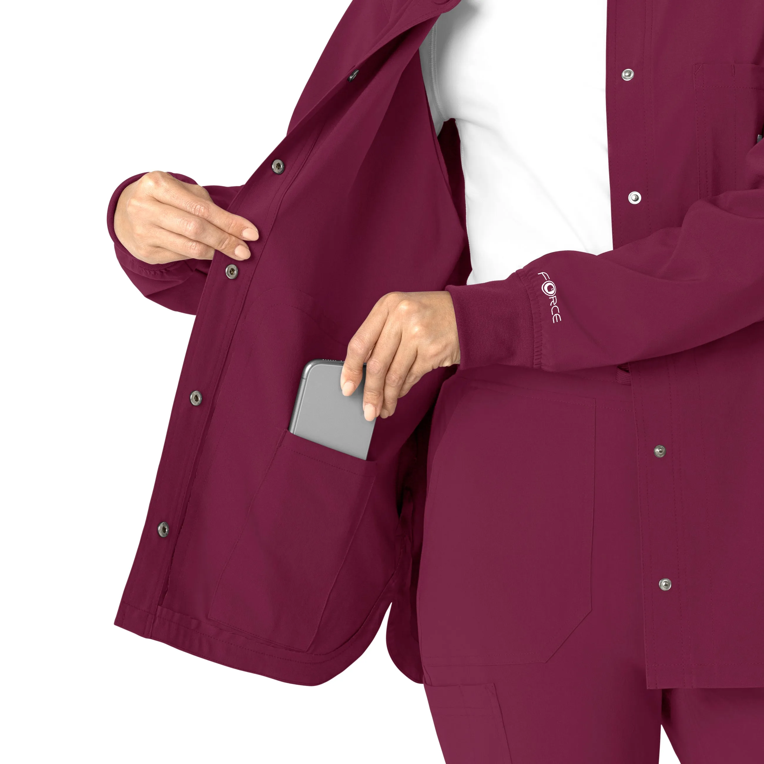 Force Cross-Flex C82210 Shirt Jacket Wine