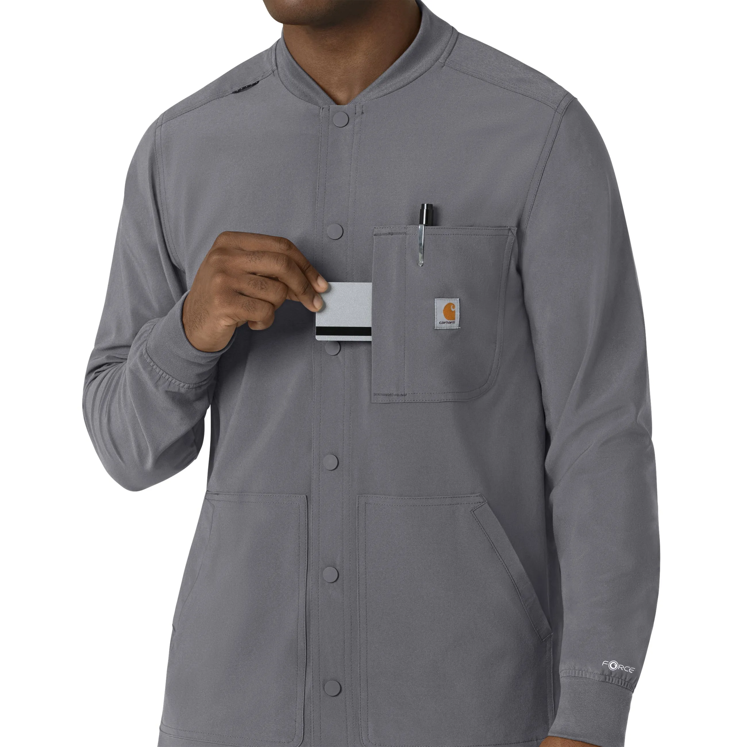 Force Cross-Flex C86210 Men's Shirt Jacket Pewter