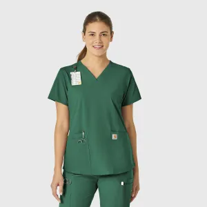 Force Essentials C12113 V-Neck Scrub Top Hunter