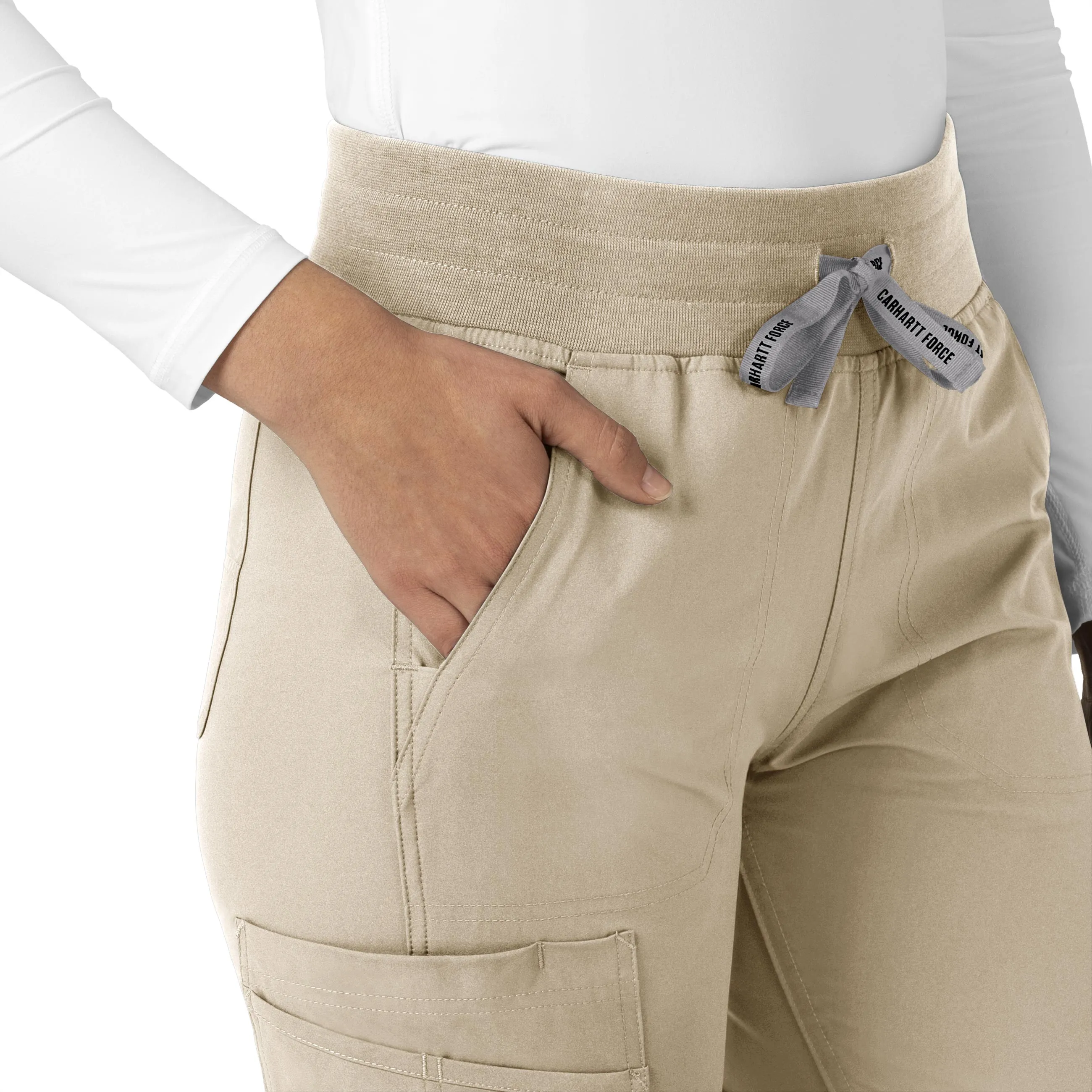 Force Essentials C51113 Jogger Scrub Pants Khaki