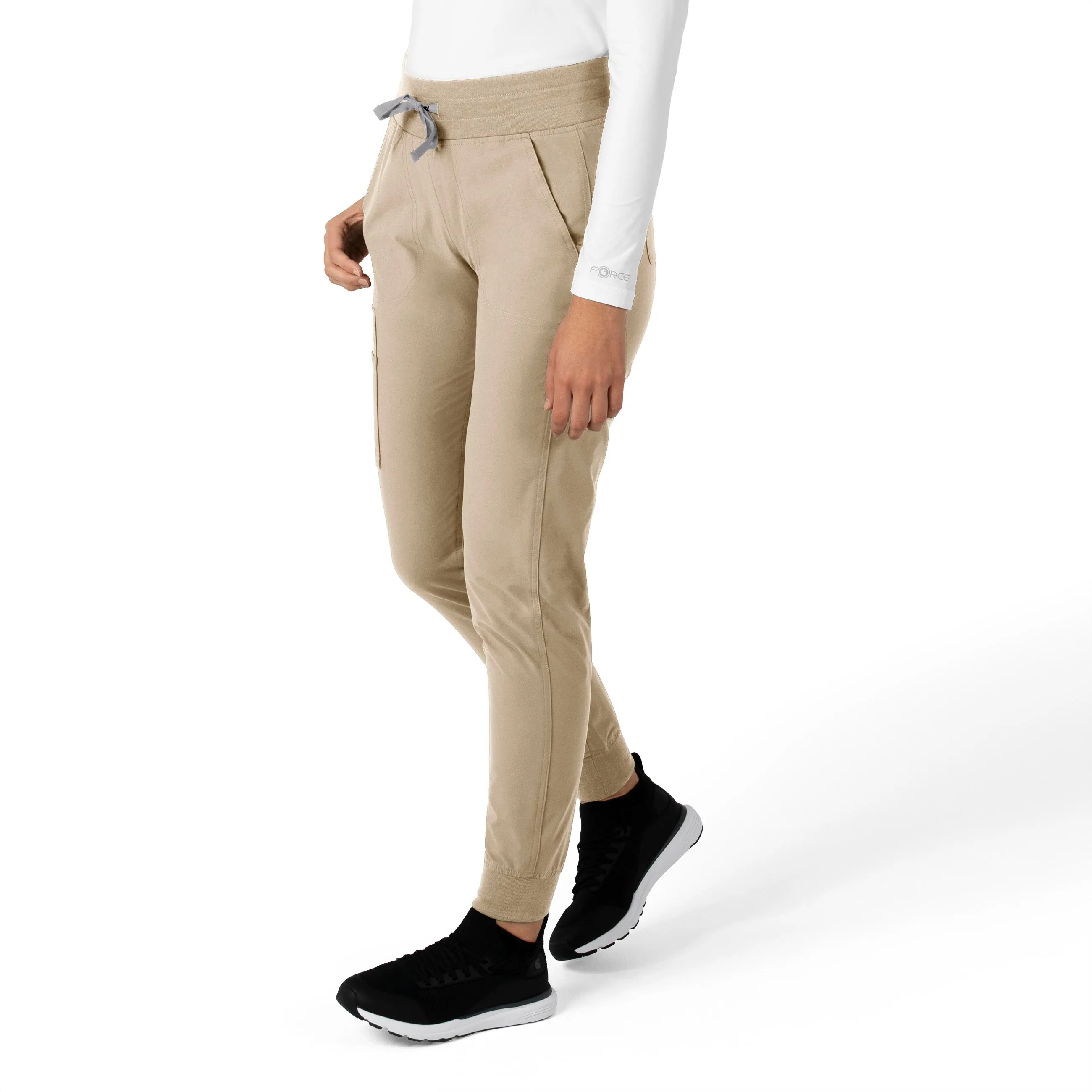 Force Essentials C51113 Jogger Scrub Pants Khaki