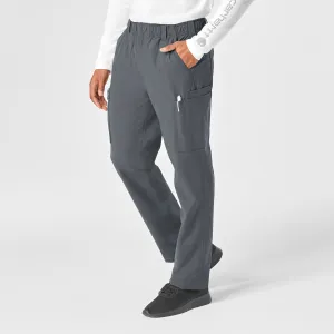 Force Essentials C56113 Men's Straight Leg Cargo Scrub Pants Pewter