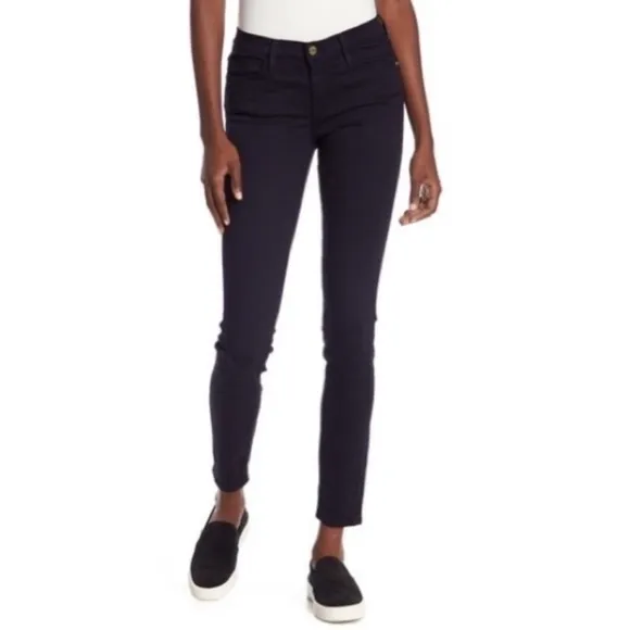 Frame Denim Le Skinny de Jeanne Deep Blue Dive Sz 25 Excellent condition!