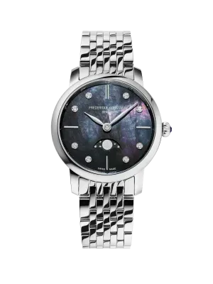 Frédérique Constant - Classics Slimeline Ladies Moonphase Quartz (FC-206MPBD1S6B)