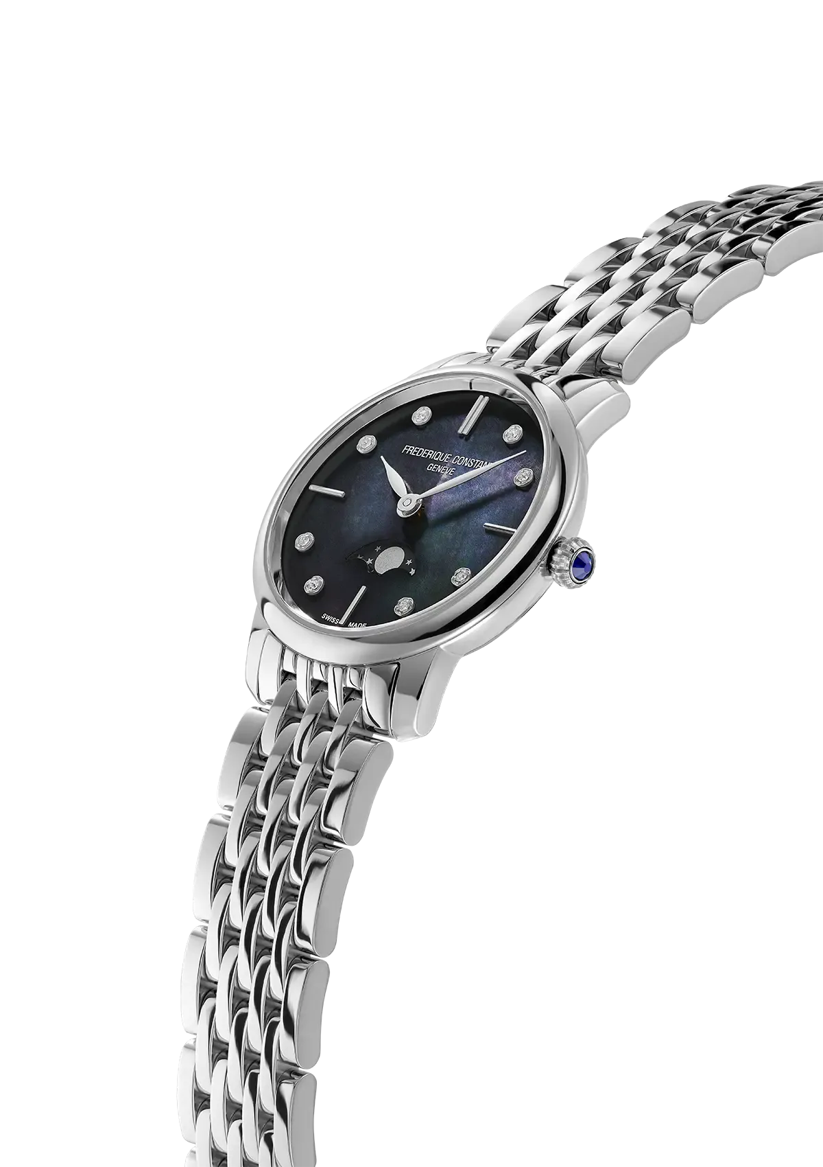 Frédérique Constant - Classics Slimeline Ladies Moonphase Quartz (FC-206MPBD1S6B)