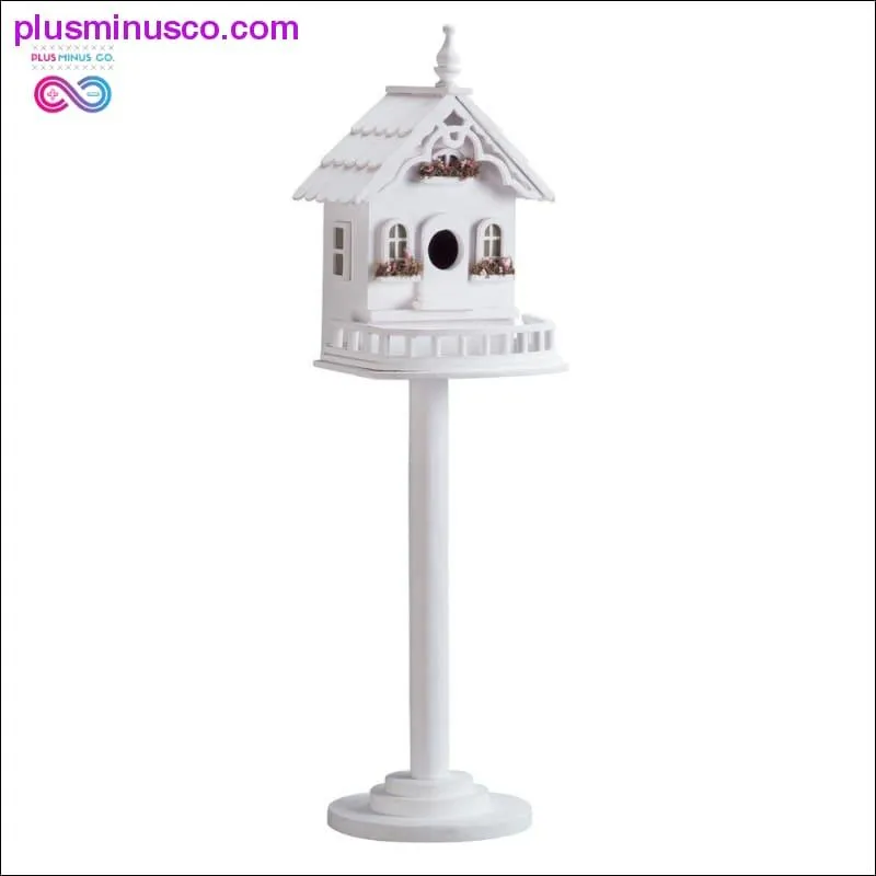 Freestanding Victorian Birdhouse ll PlusMinusco.com