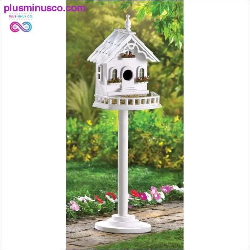 Freestanding Victorian Birdhouse ll PlusMinusco.com
