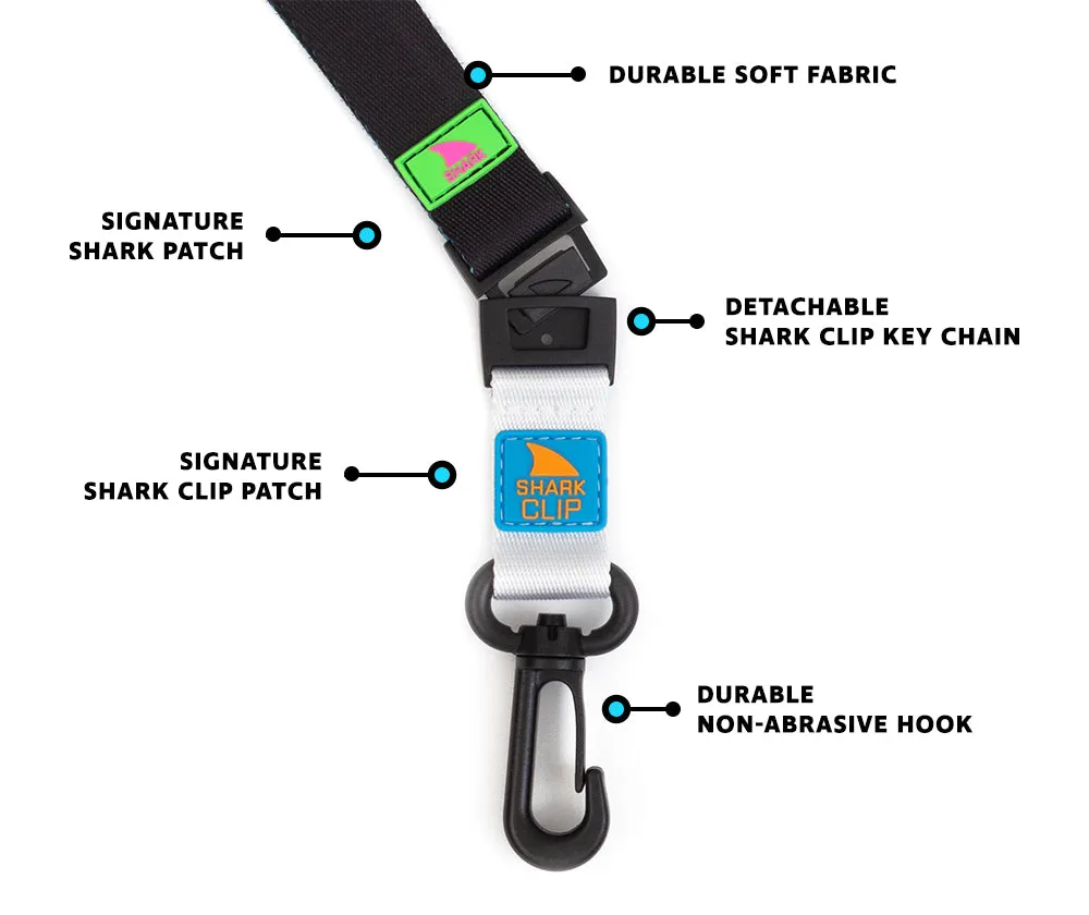 Freestyle Lanyard & Key Chain - Black Neon