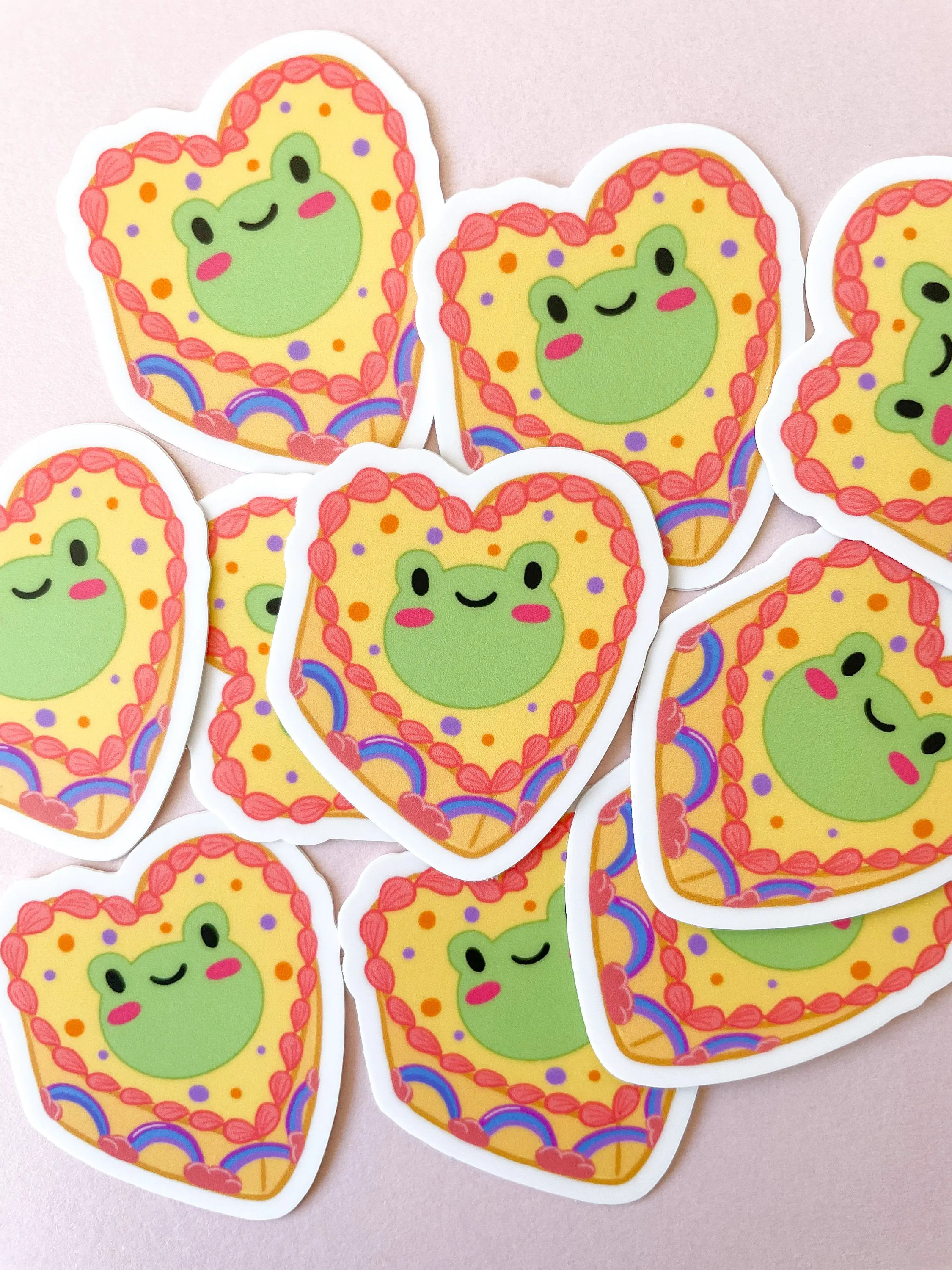 Froggy Cake Sticker