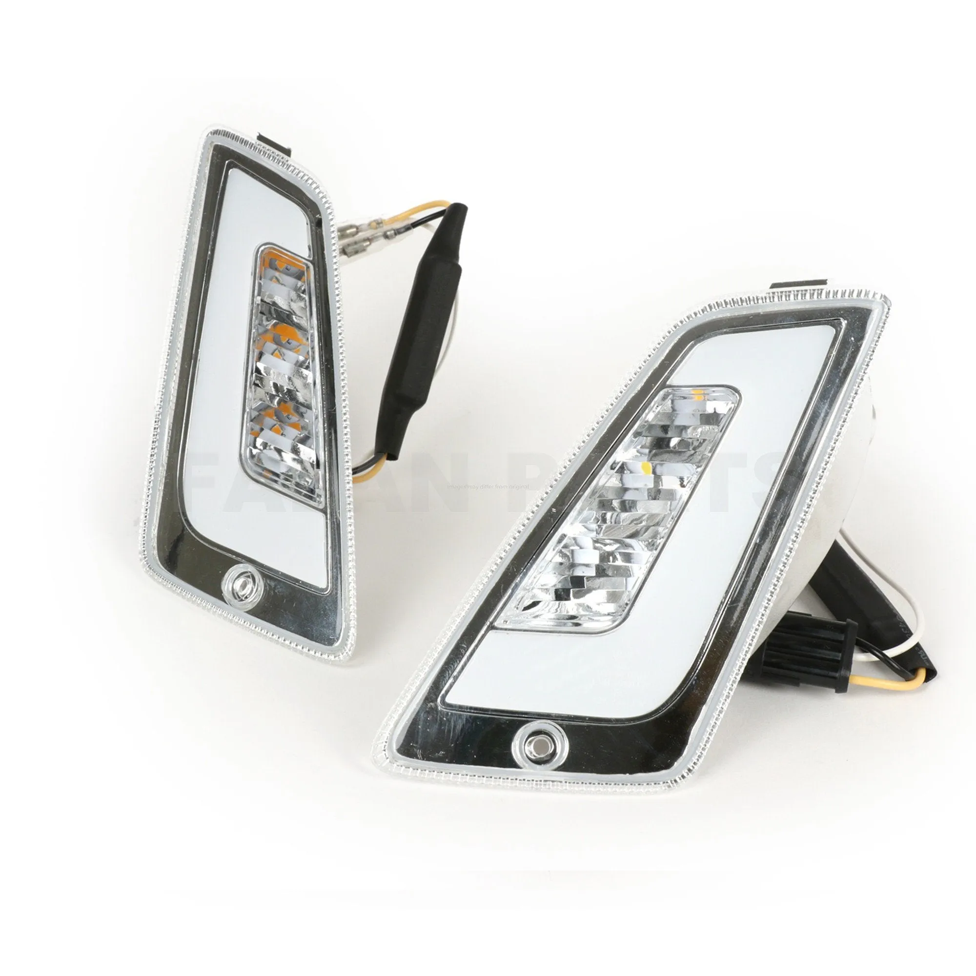 Front Turn Signals Indicator POWER1 Clear | Vespa GTS Models 125-300cc (`03 - 22')