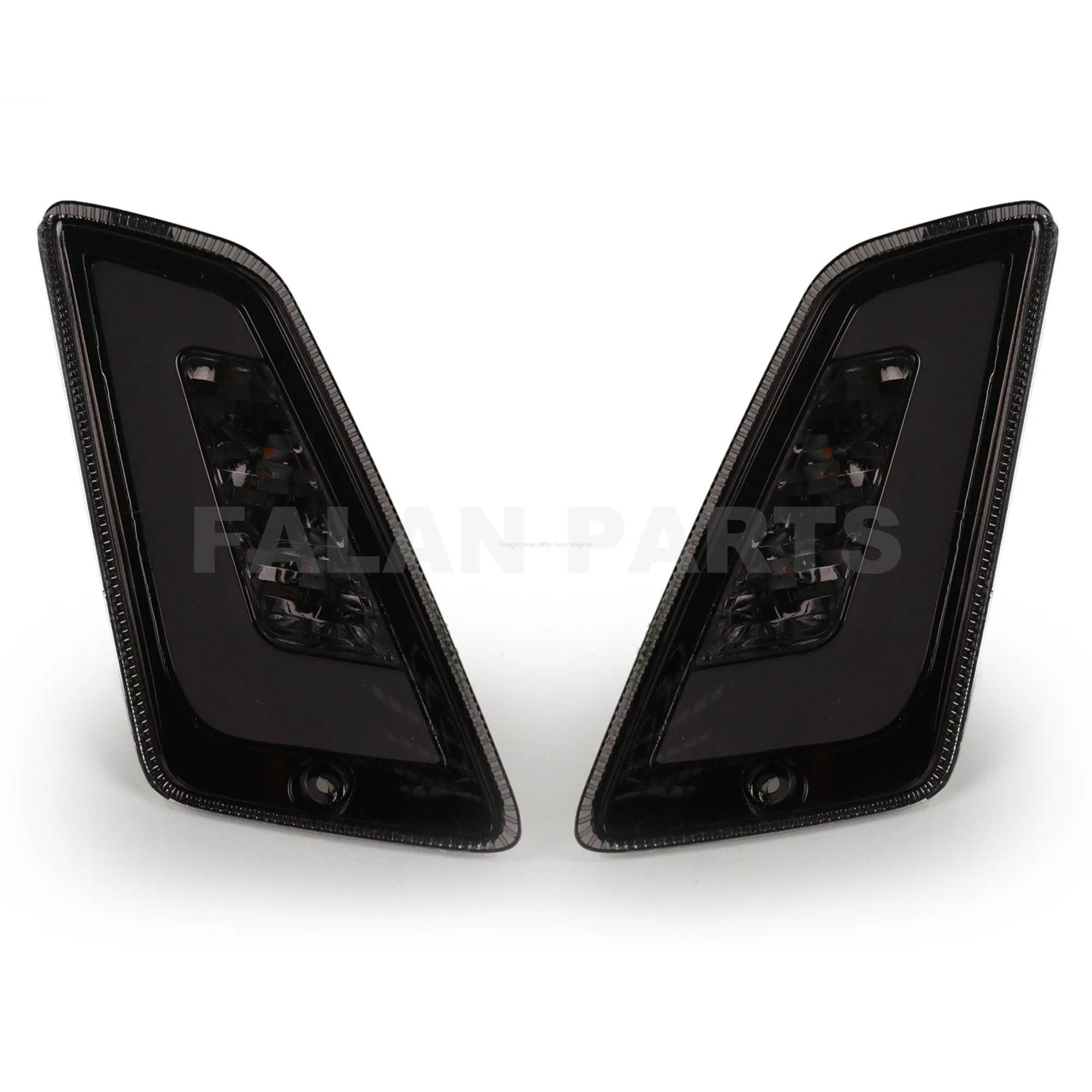Front Turn Signals Indicator POWER1 Smoked | Vespa GTS Models 125-300cc (`03 - 22')