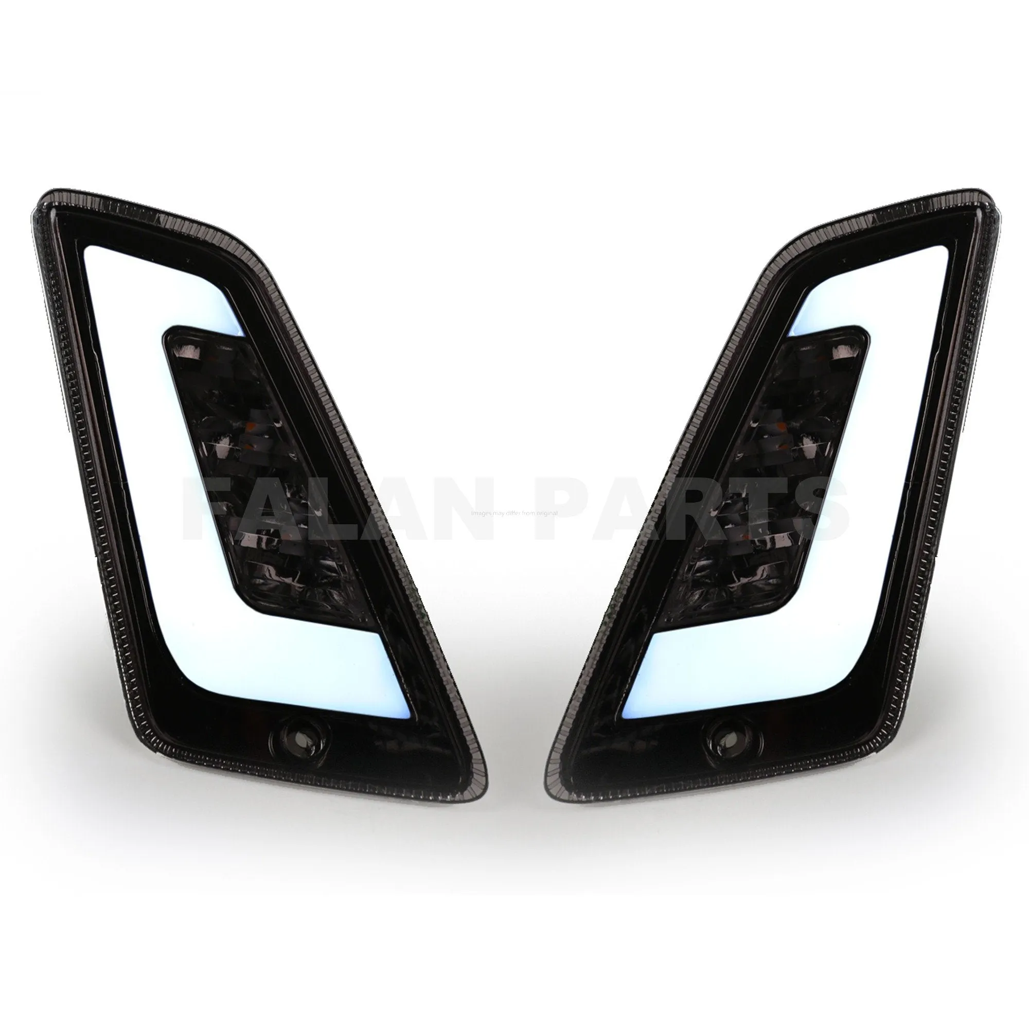 Front Turn Signals Indicator POWER1 Smoked | Vespa GTS Models 125-300cc (`03 - 22')