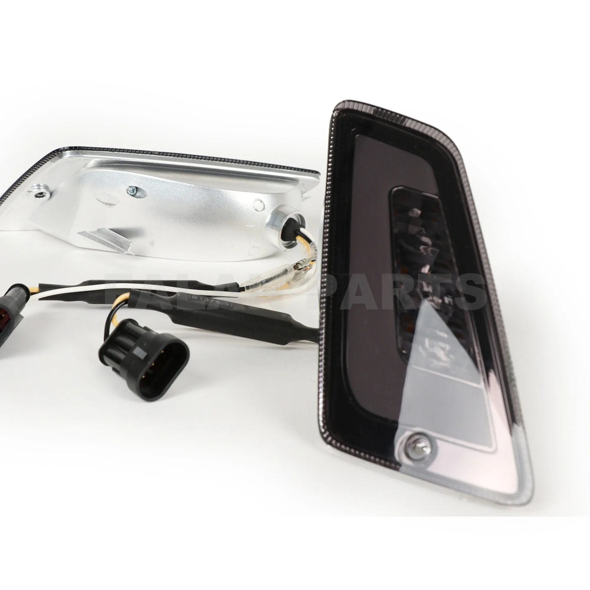 Front Turn Signals Indicator POWER1 Smoked | Vespa GTS Models 125-300cc (`03 - 22')