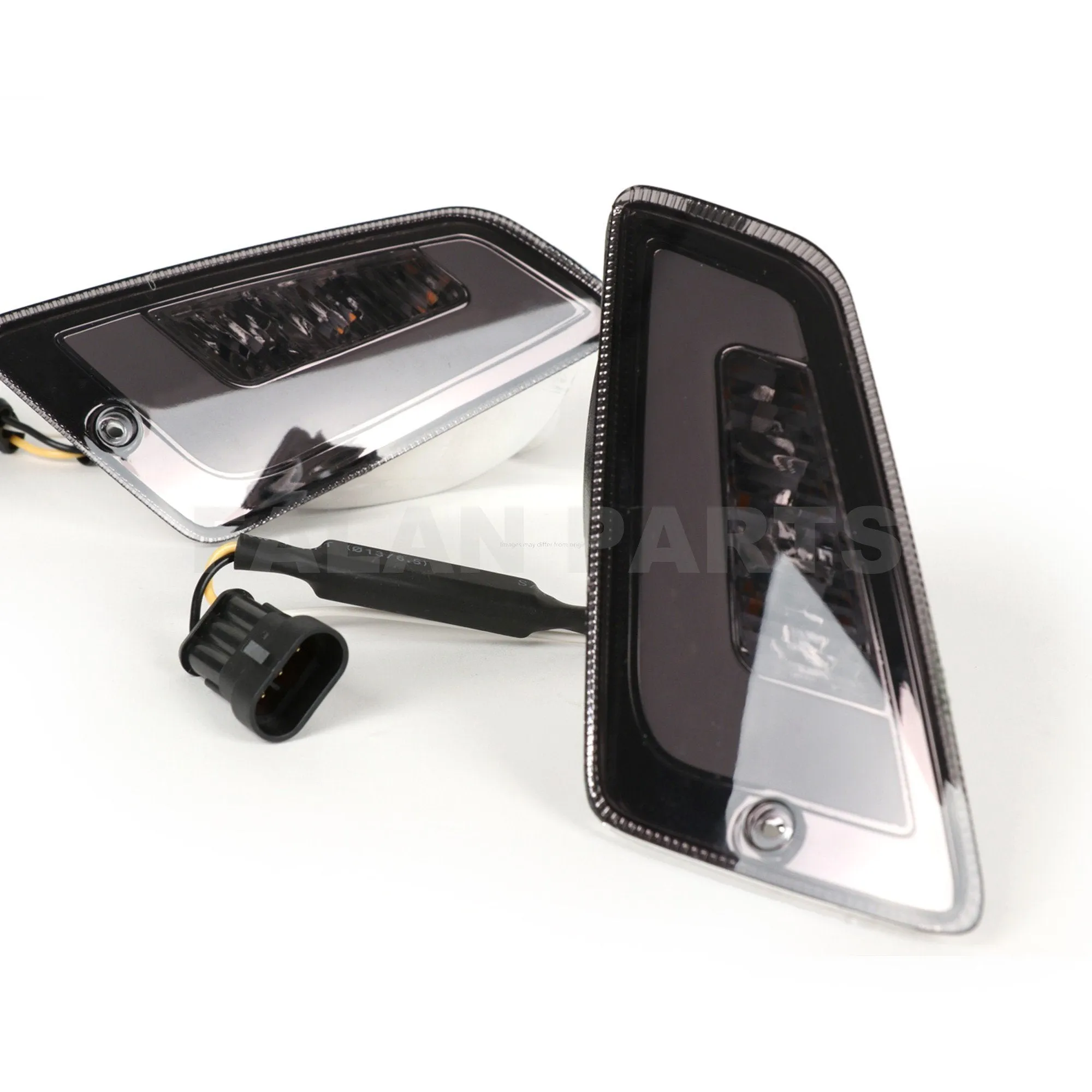 Front Turn Signals Indicator POWER1 Smoked | Vespa GTS Models 125-300cc (`03 - 22')
