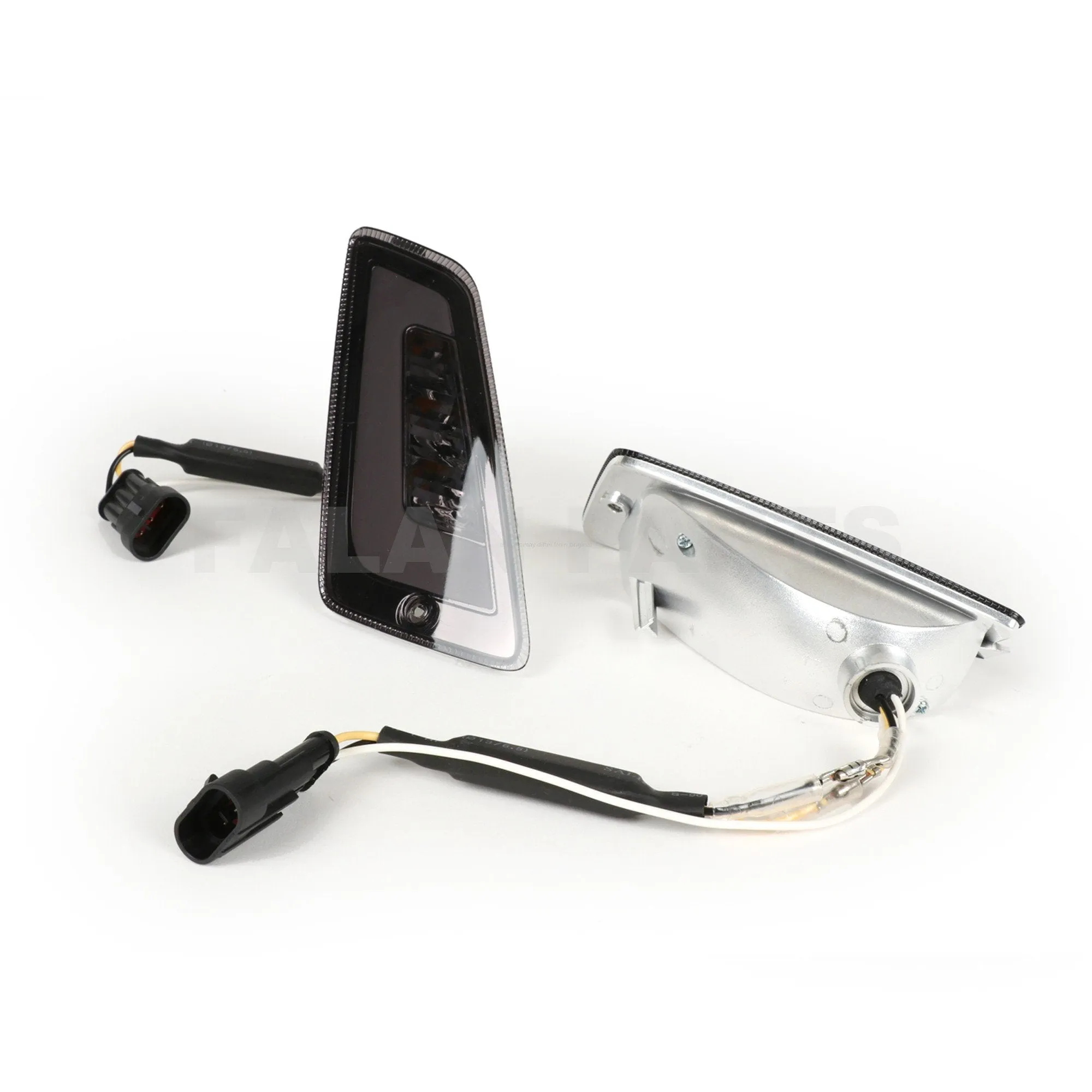 Front Turn Signals Indicator POWER1 Smoked | Vespa GTS Models 125-300cc (`03 - 22')