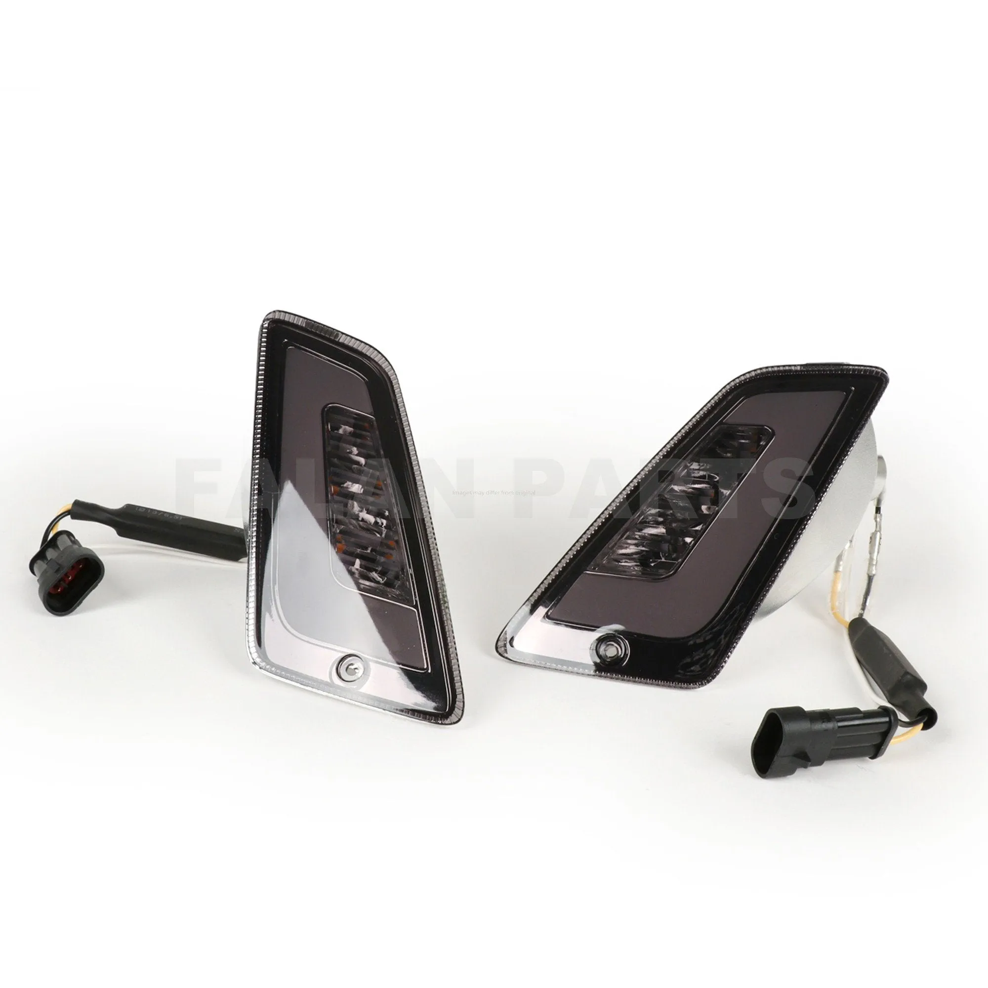 Front Turn Signals Indicator POWER1 Smoked | Vespa GTS Models 125-300cc (`03 - 22')